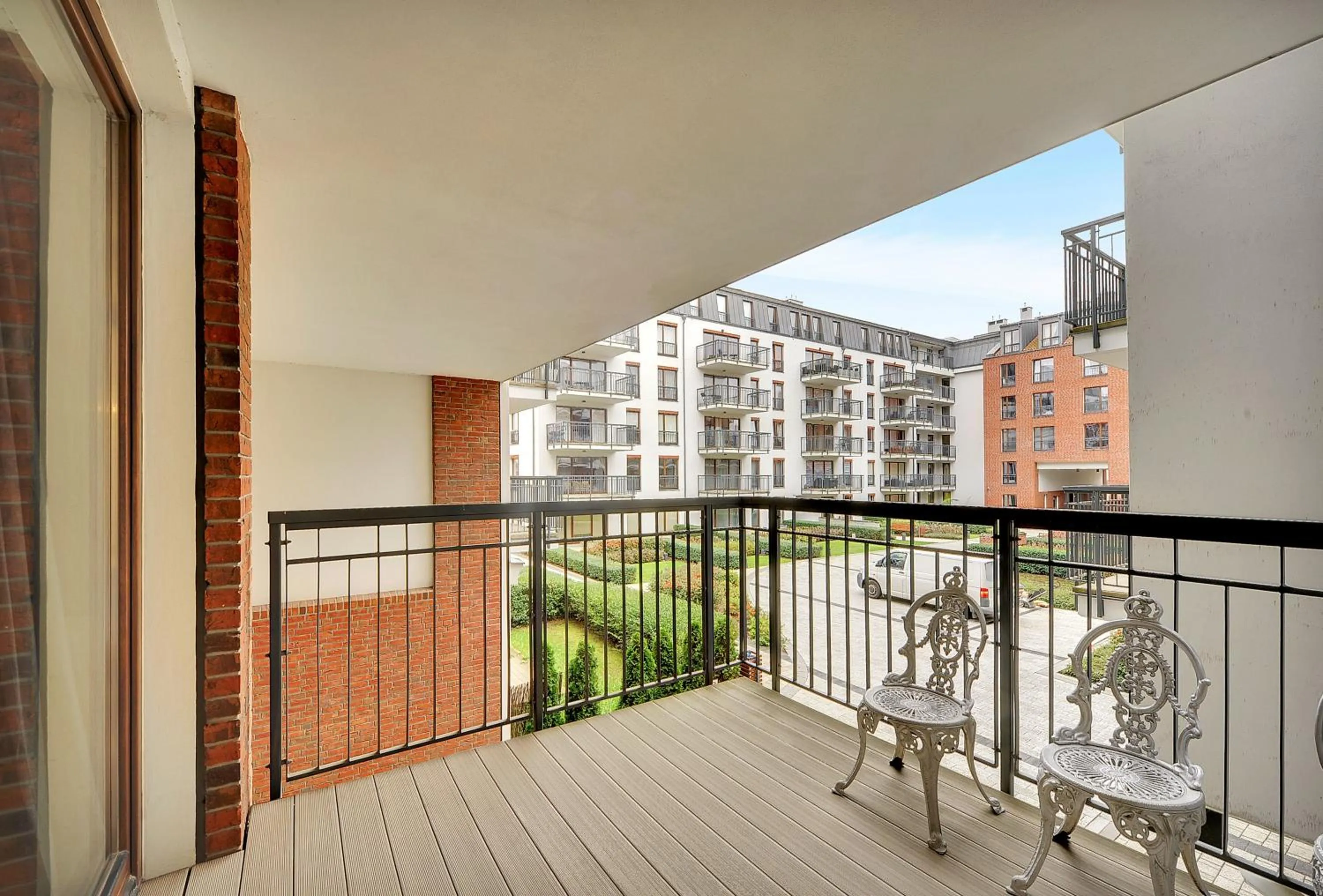 Balcony/Terrace in Szafarnia Apartments Old Town