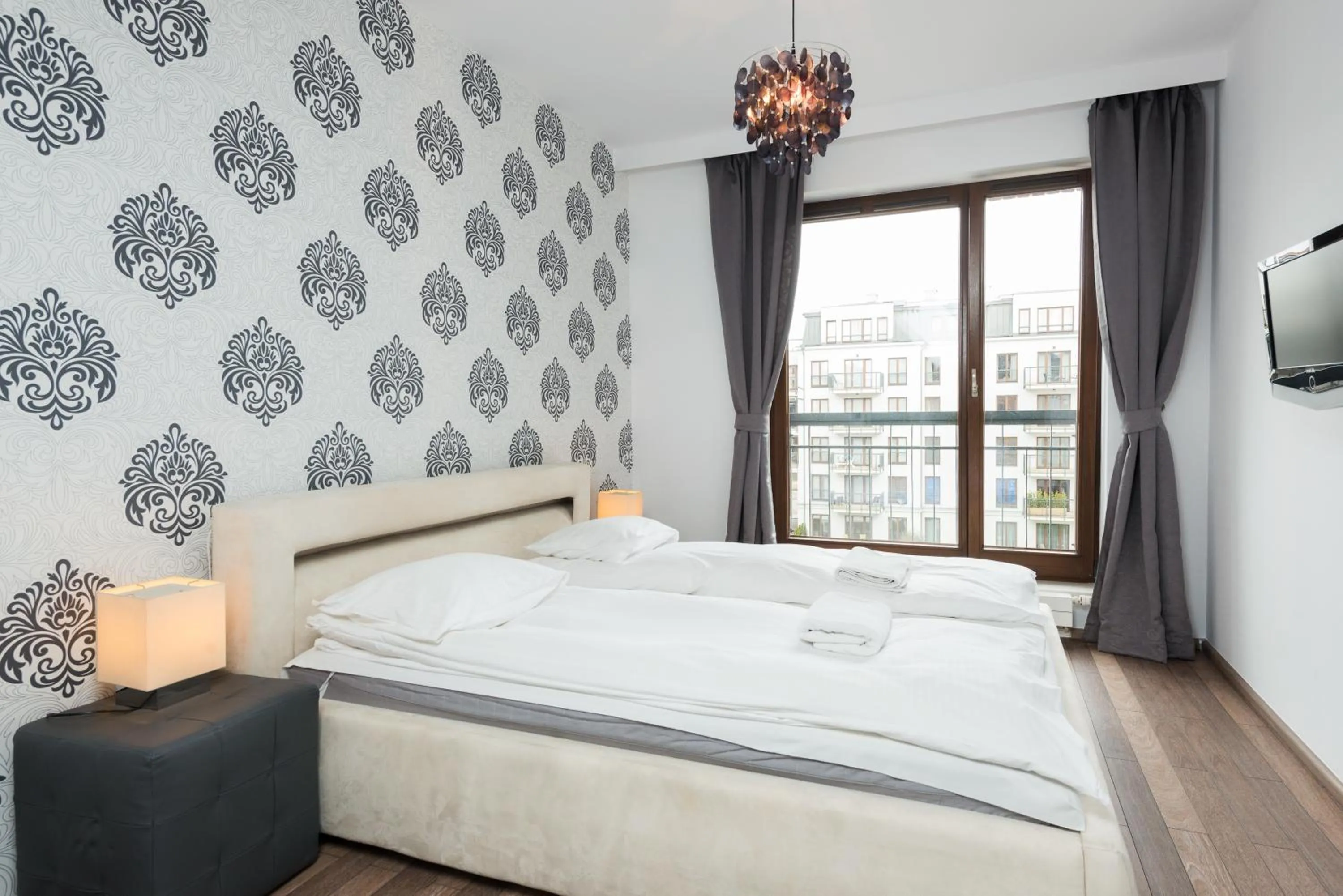 Bedroom, Bed in Szafarnia Apartments Old Town