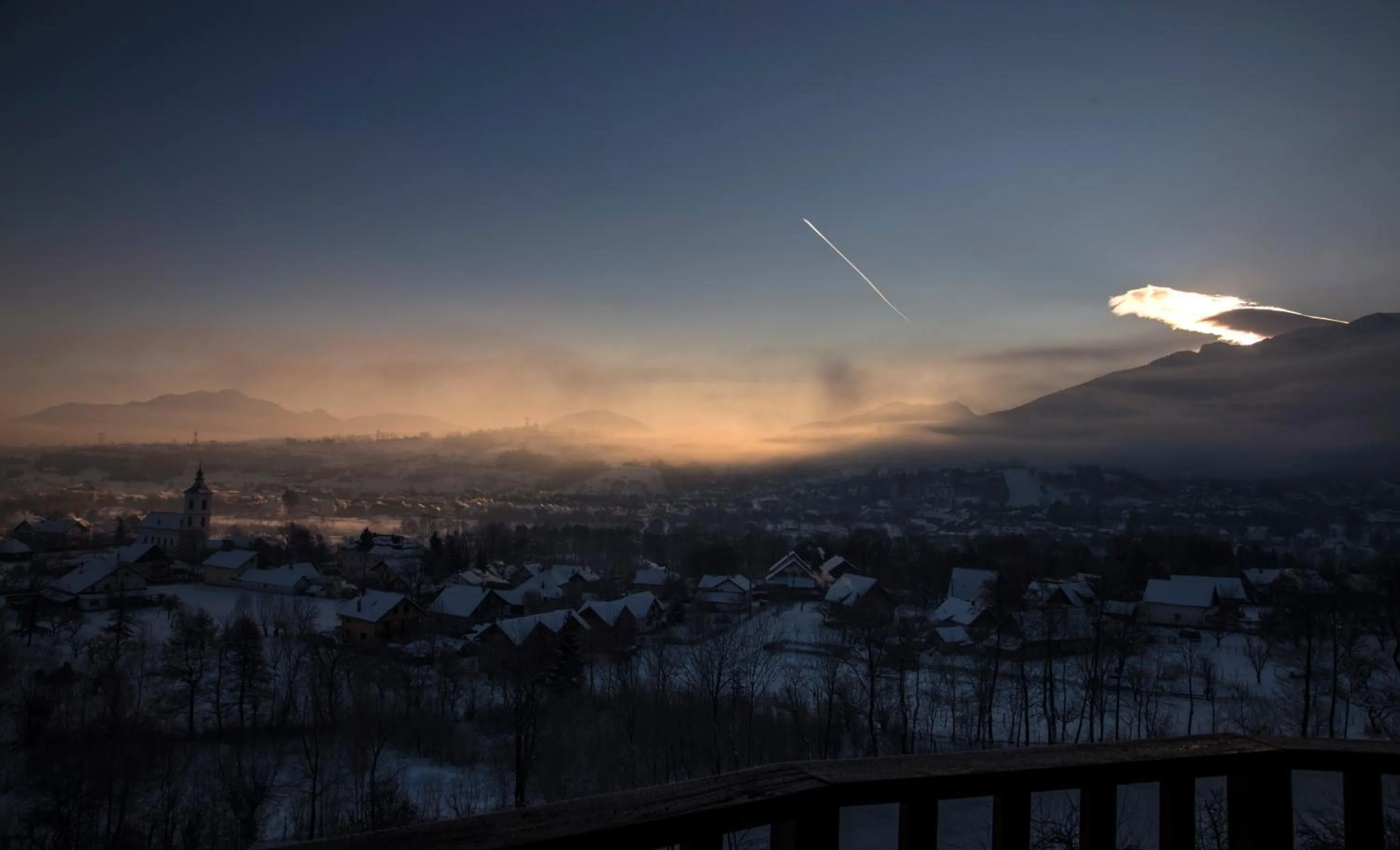 Balcony/Terrace in Transylvanian Inn