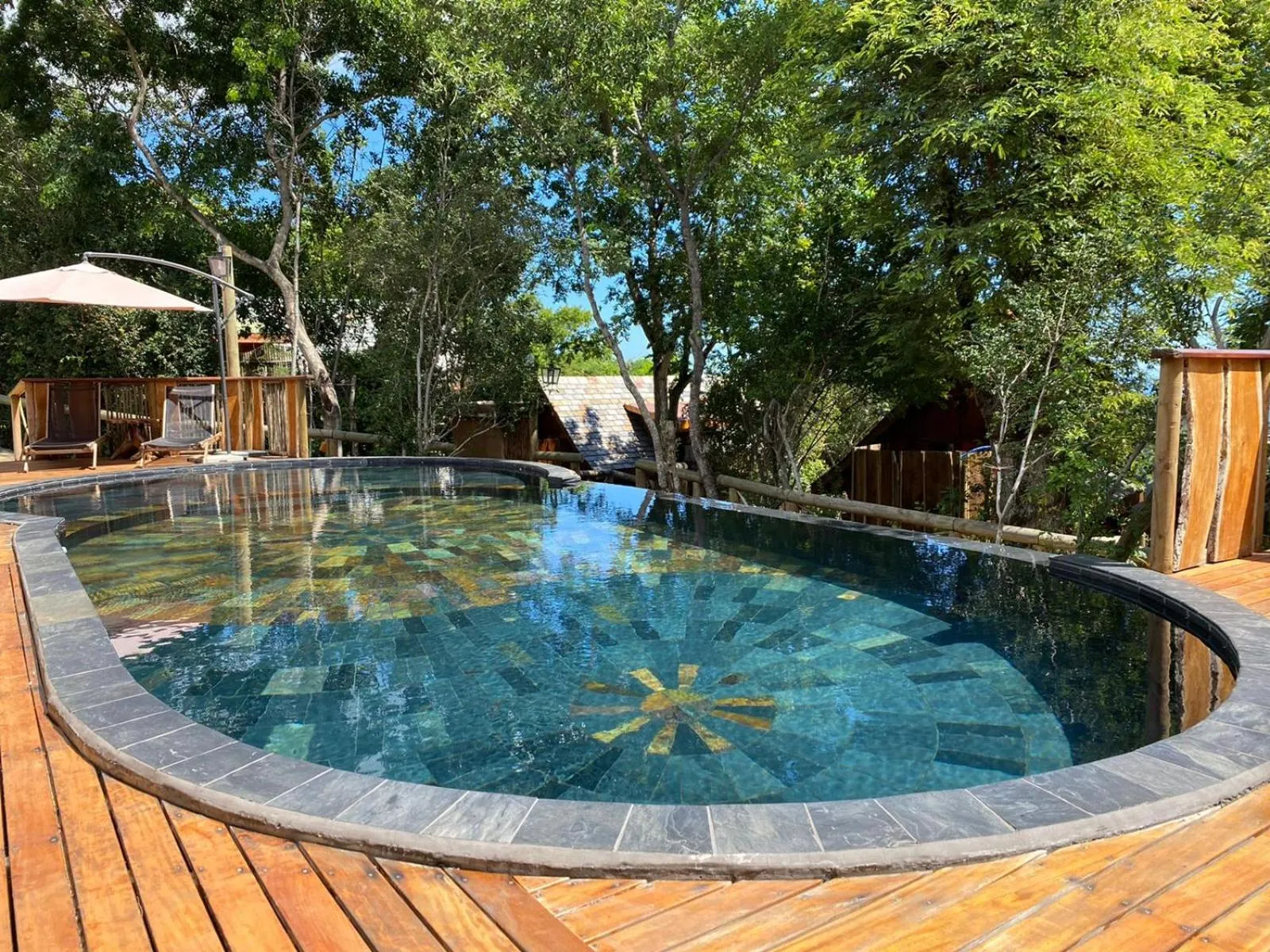 Swimming pool in Lodge Roche Tamarin