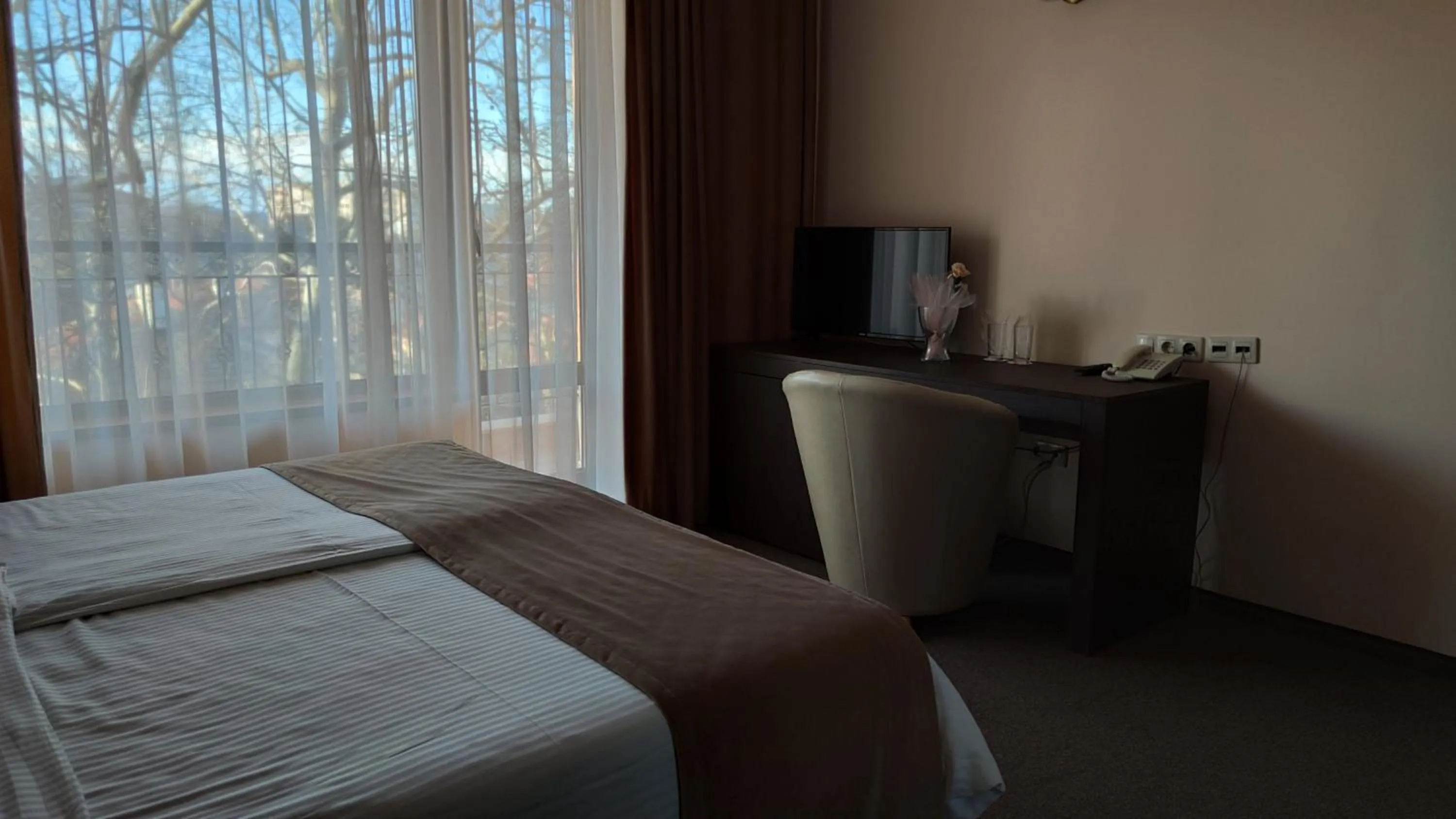 City view, Bed in SPA Hotel Medicus