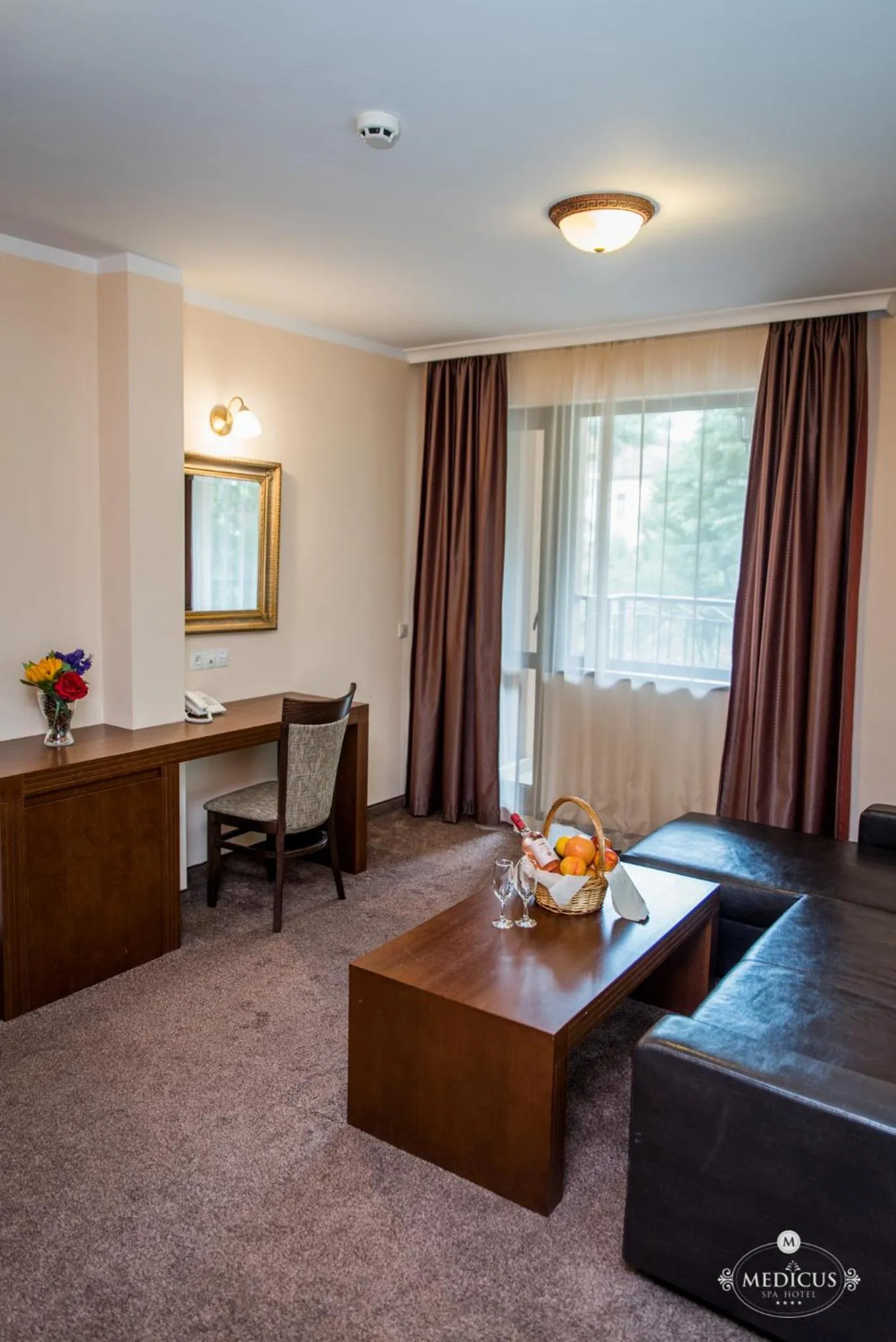 Bed in SPA Hotel Medicus