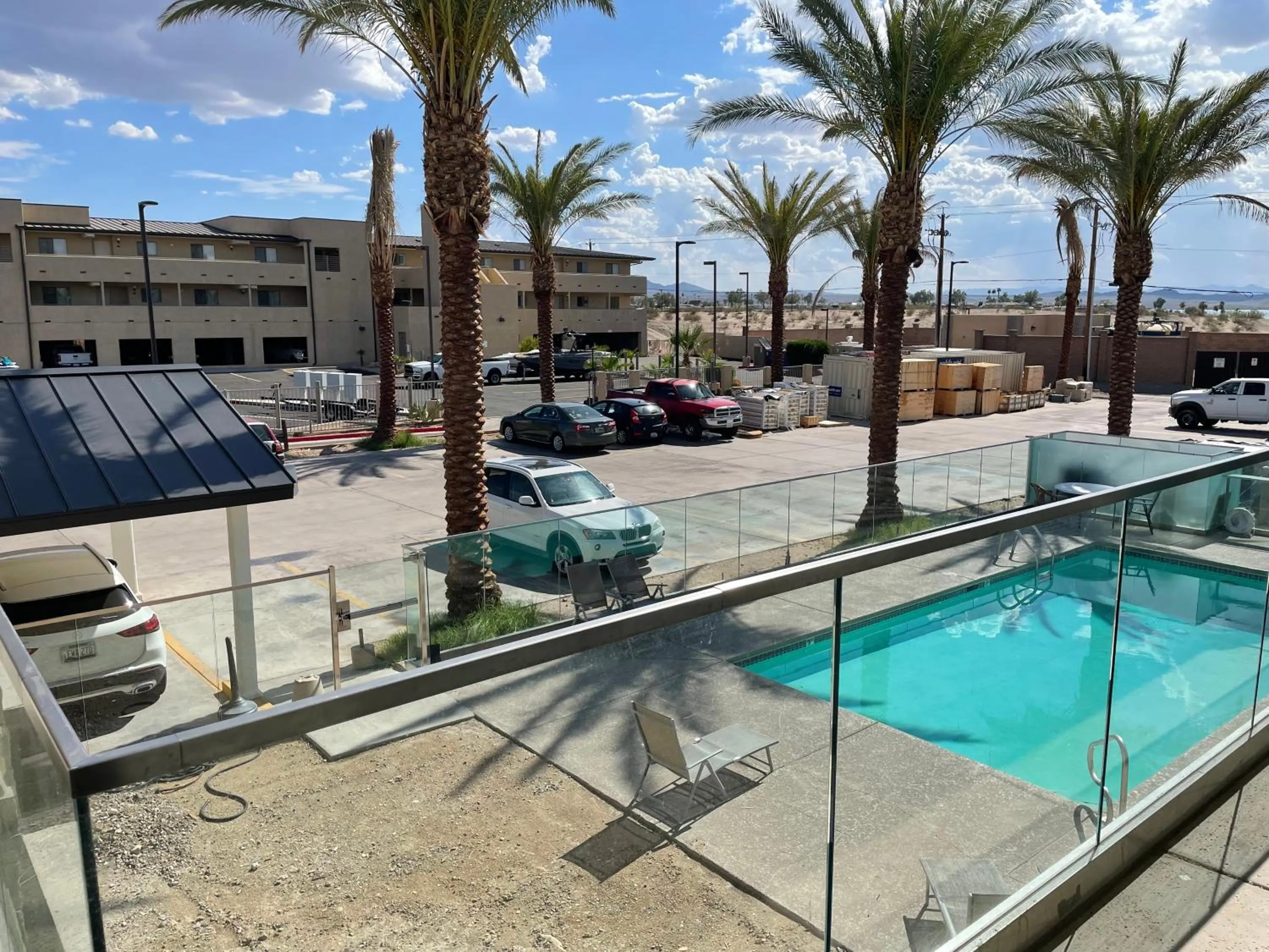 Pool view in Sway Hotel Lake Havasu