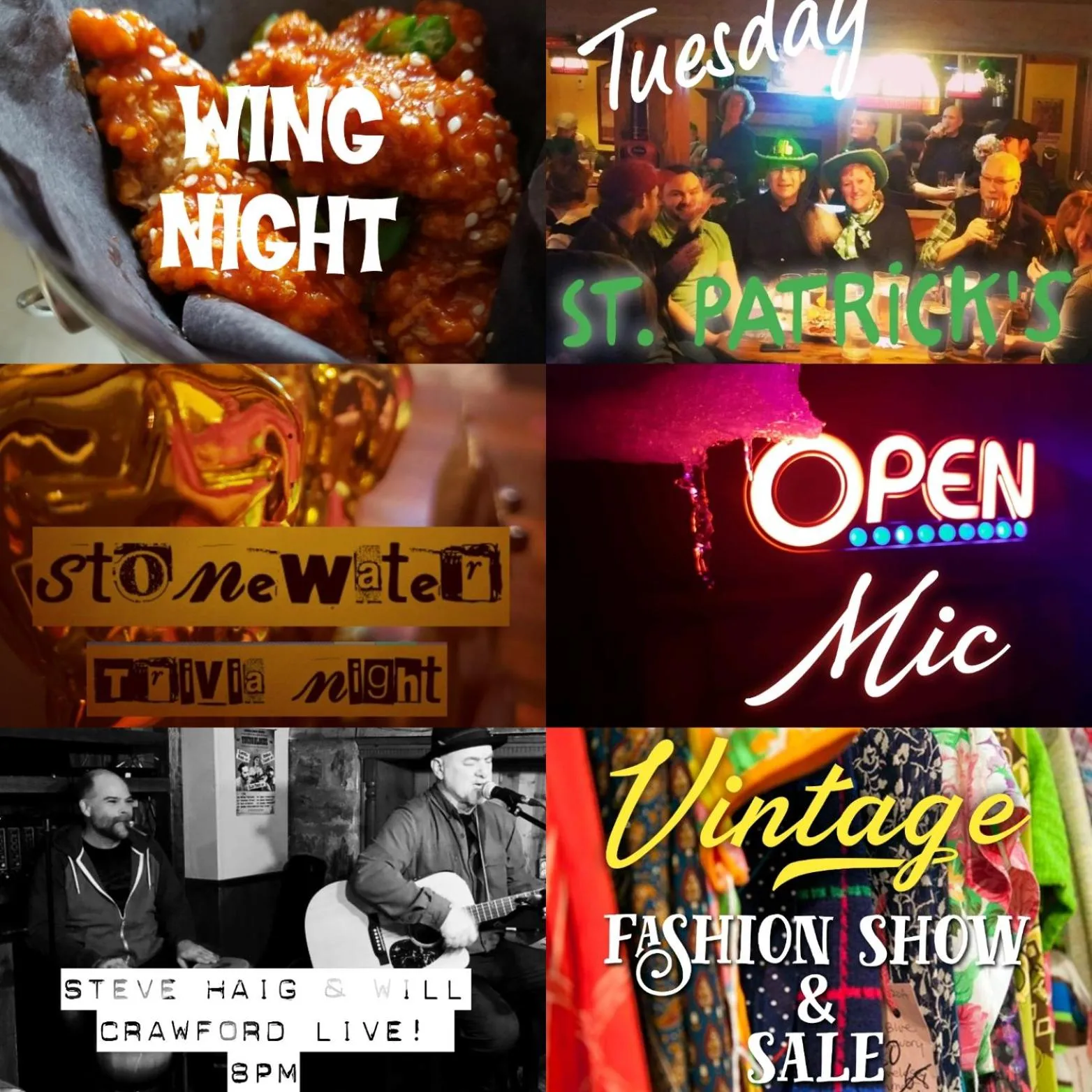 Restaurant/places to eat in Stonewater Manor B&B