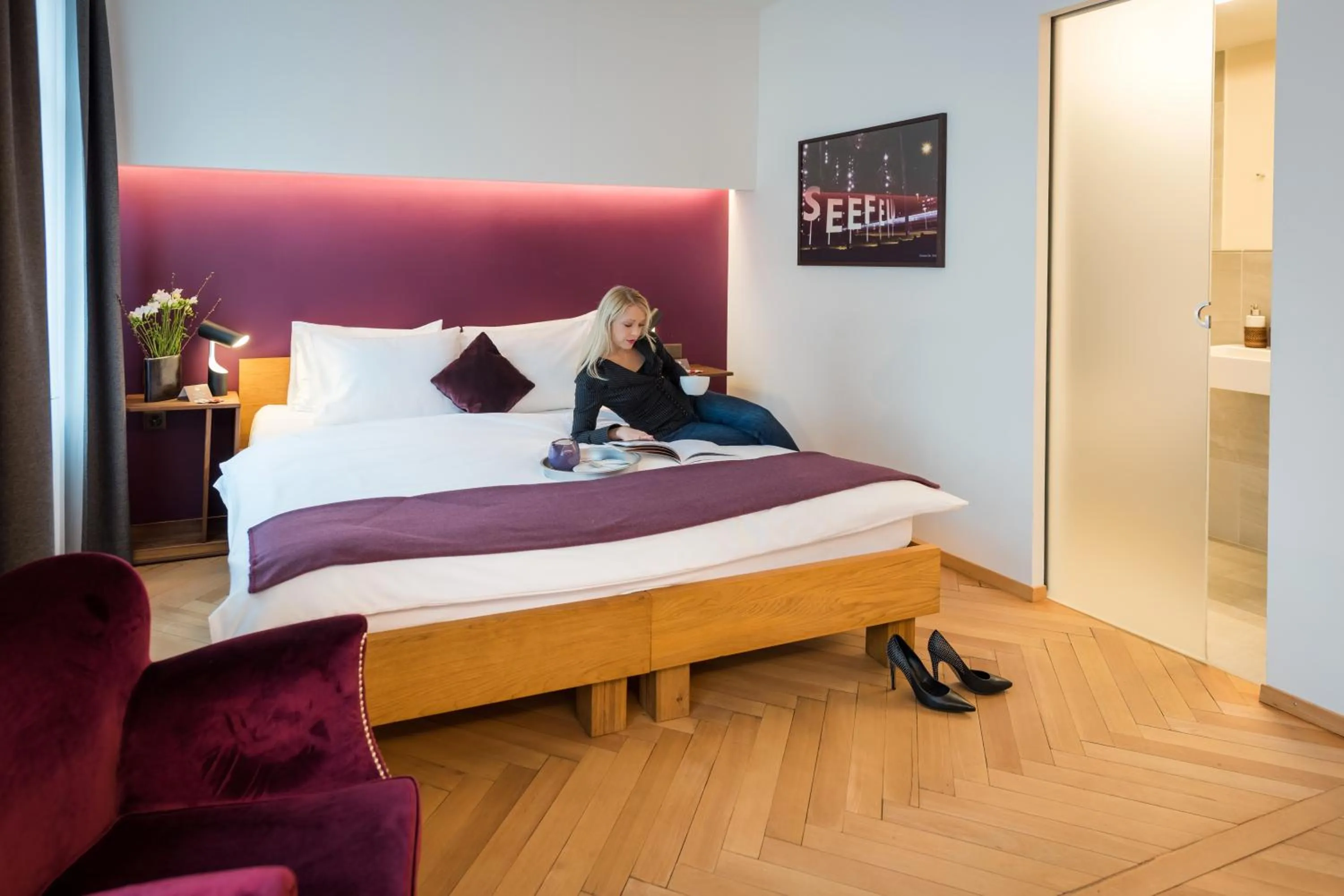 Photo of the whole room, Bed in Boutique Hotel NI-MO