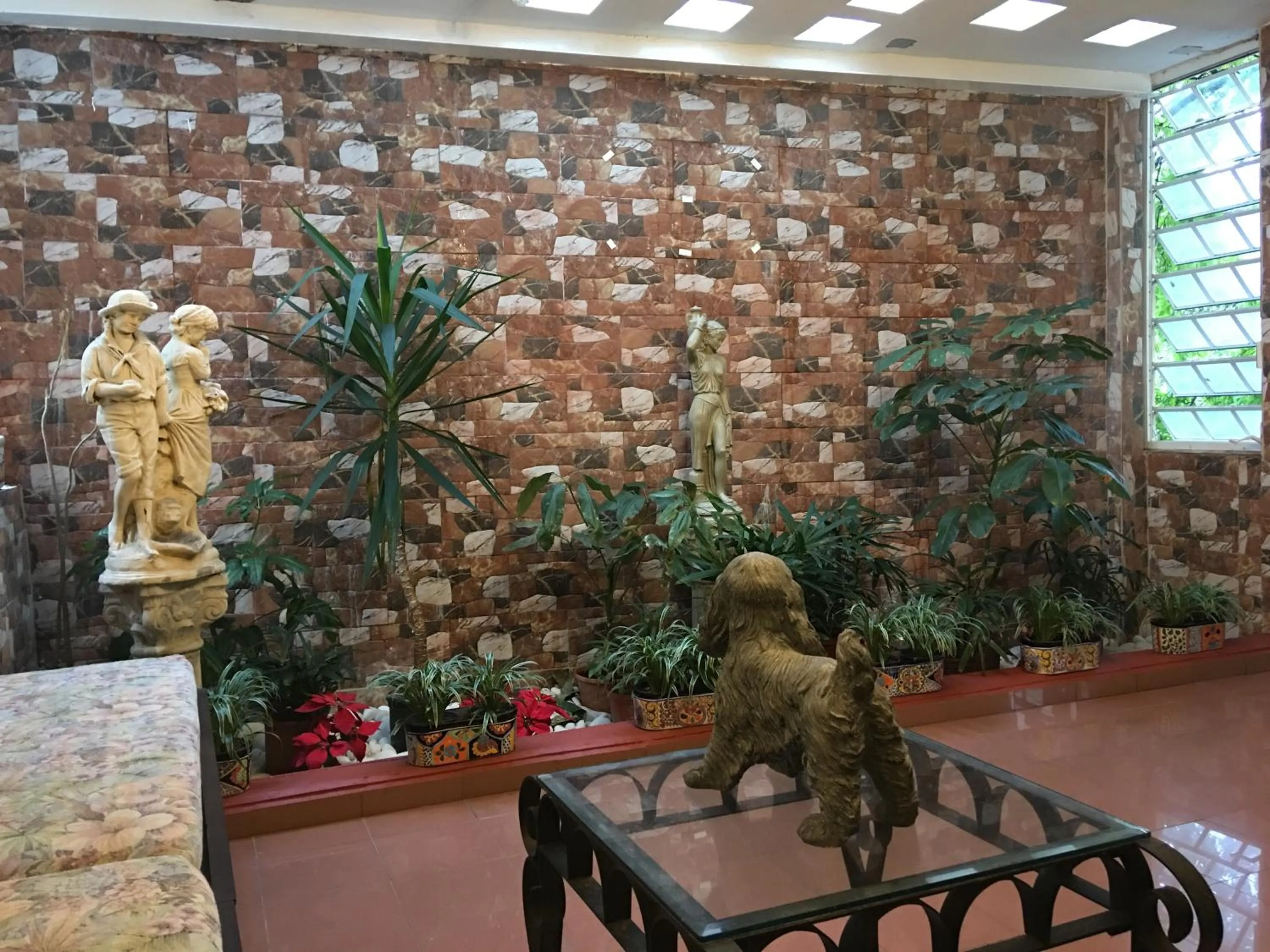 Garden view in Hotel Iberia - San Juan