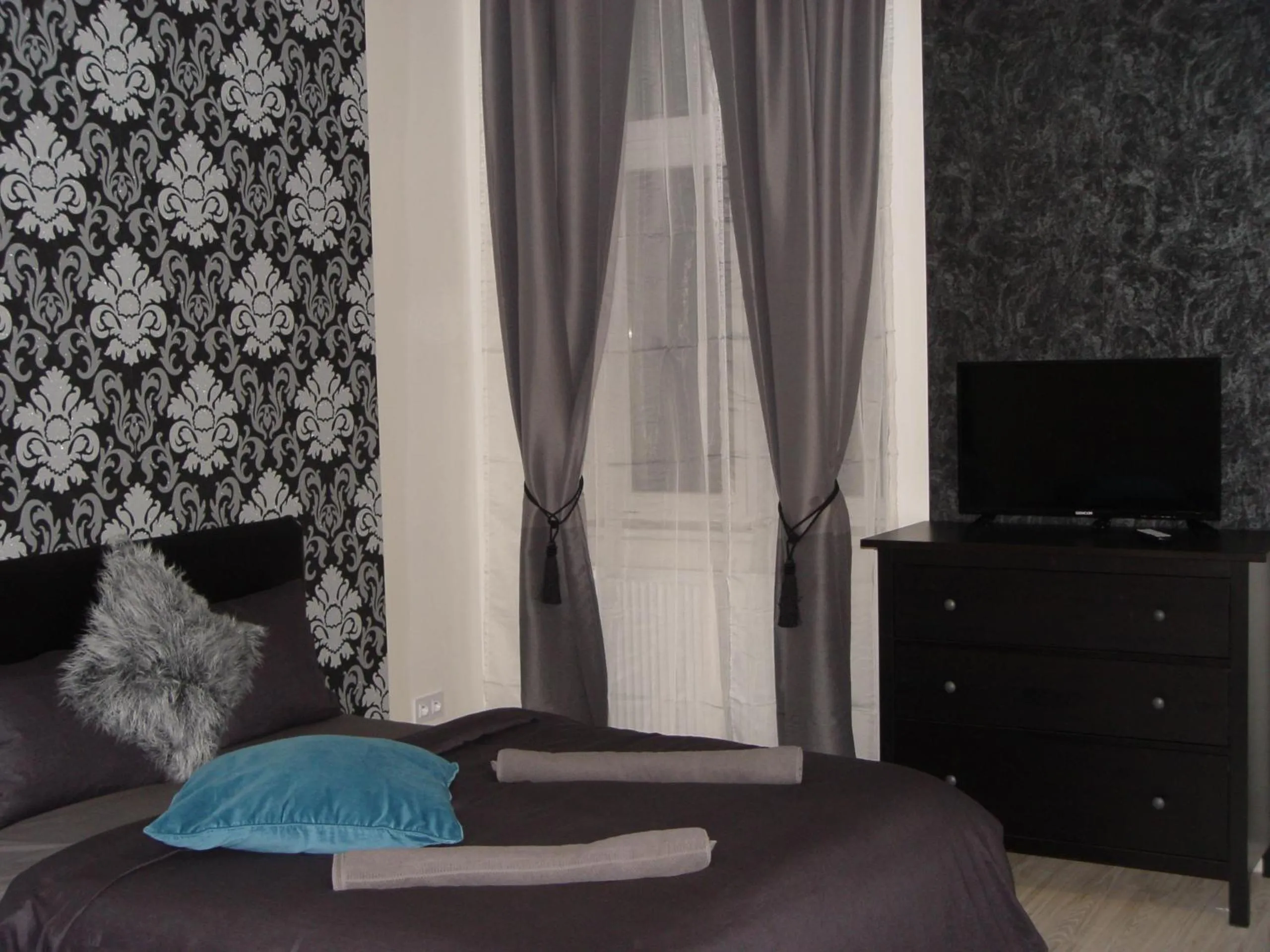 Bedroom, Bed in Neklanova Apartments