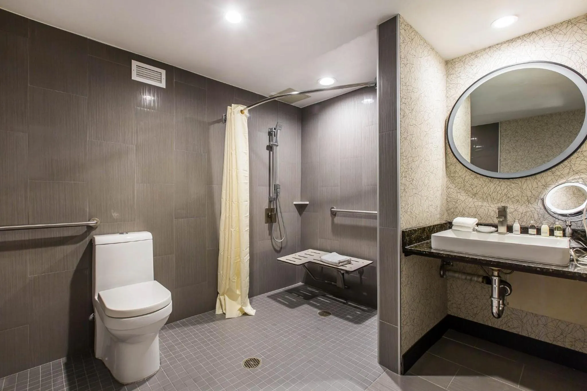 Bathroom in voco Laguna Hills by IHG