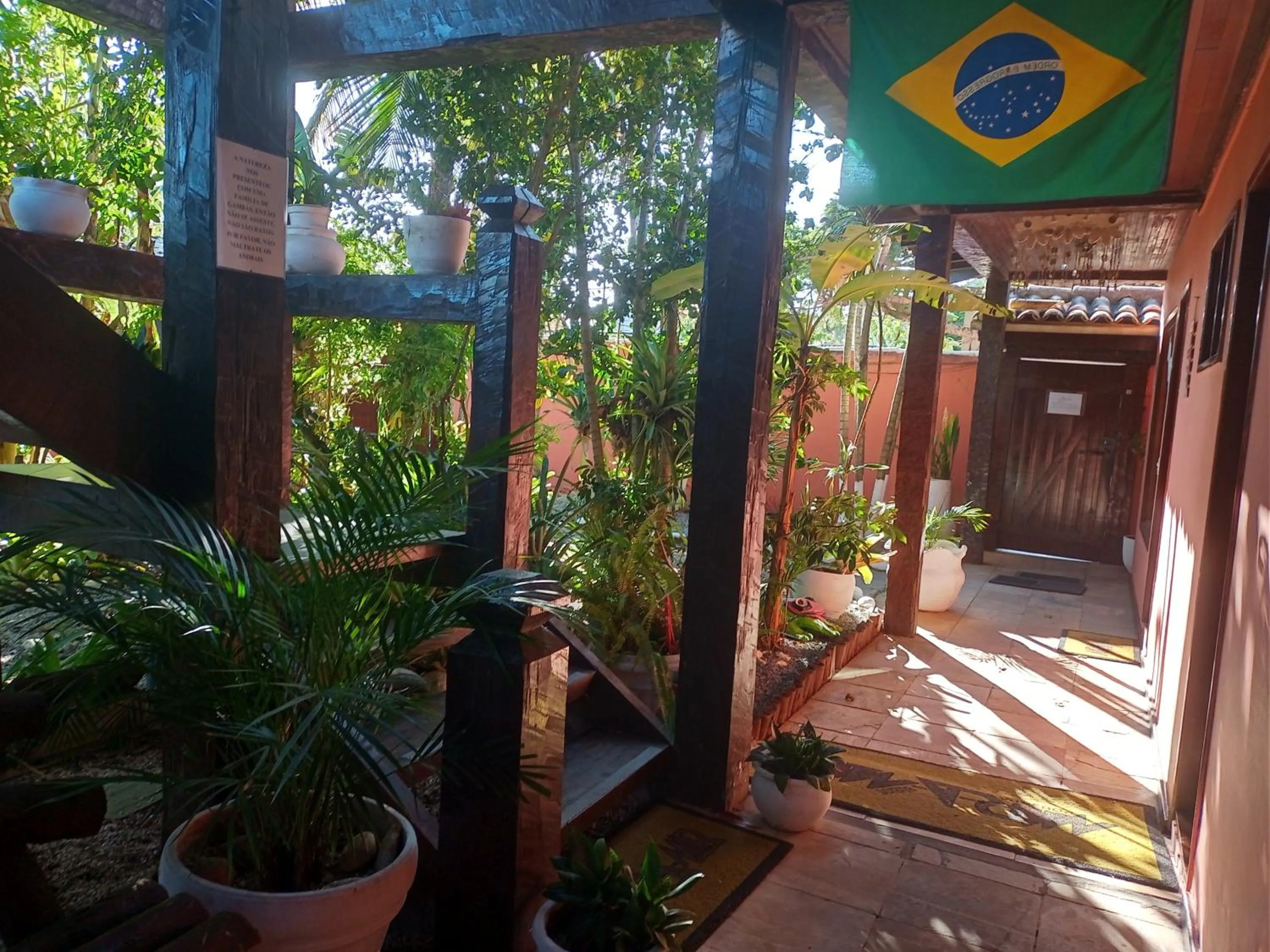 Patio in Pousada Mar a Mar