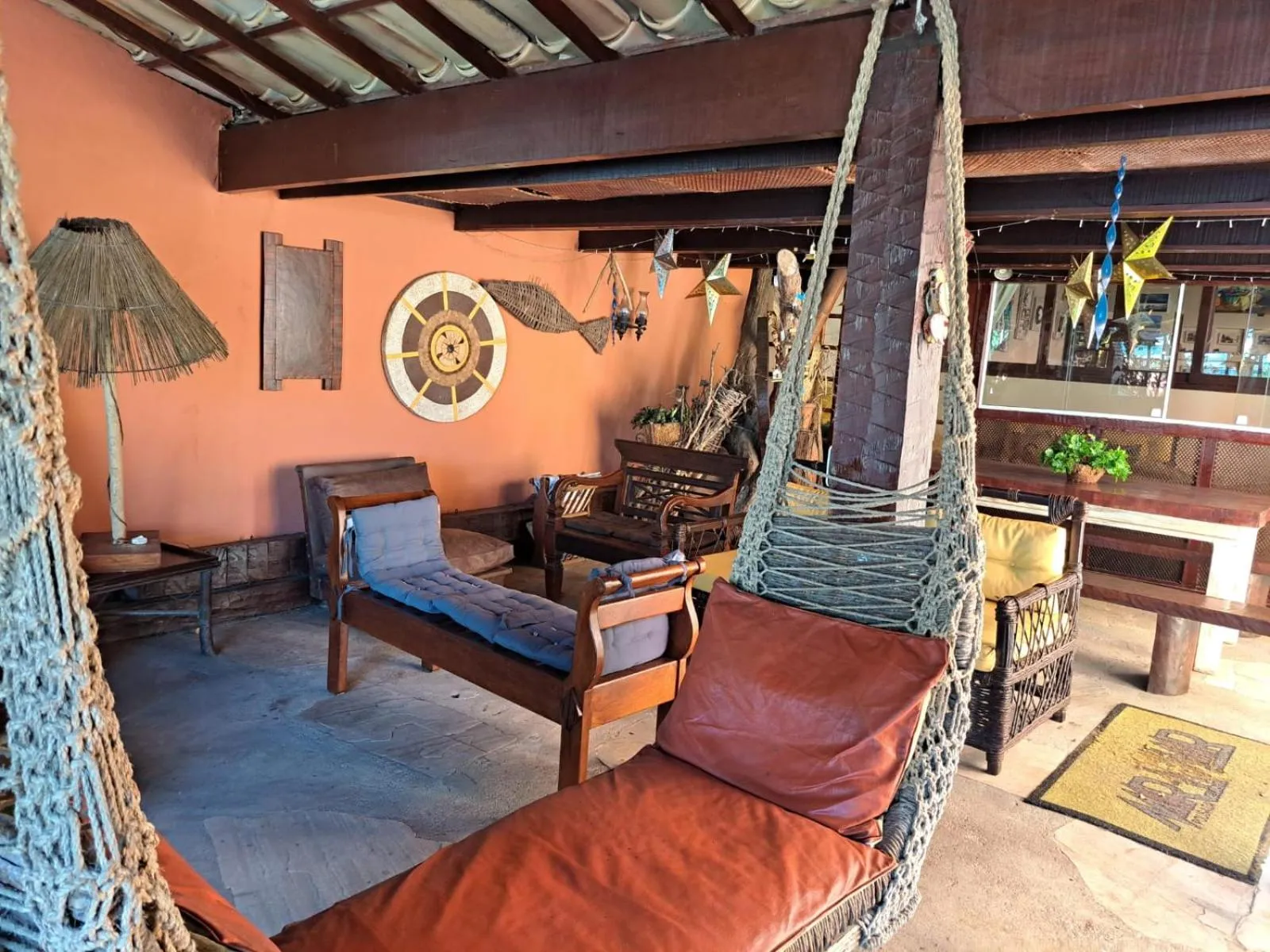 Lobby or reception in Pousada Mar a Mar