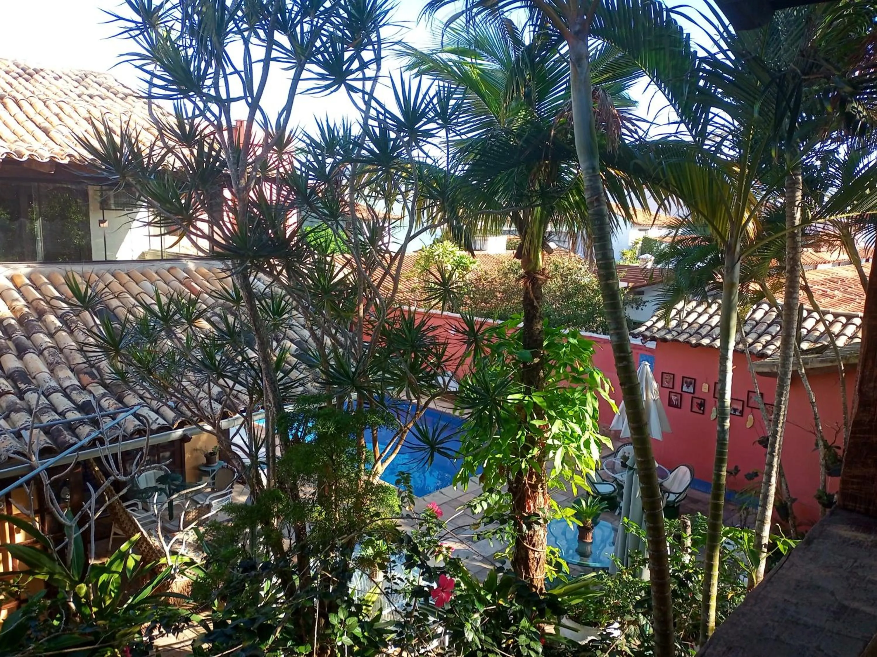 Pool view in Pousada Mar a Mar