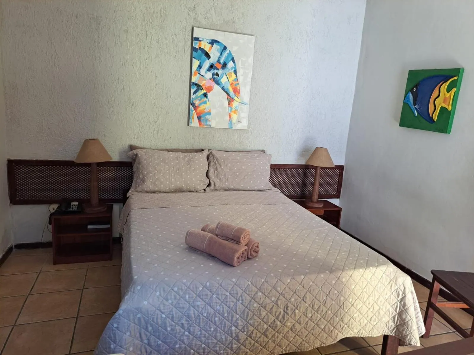 Bedroom, Bed in Pousada Mar a Mar