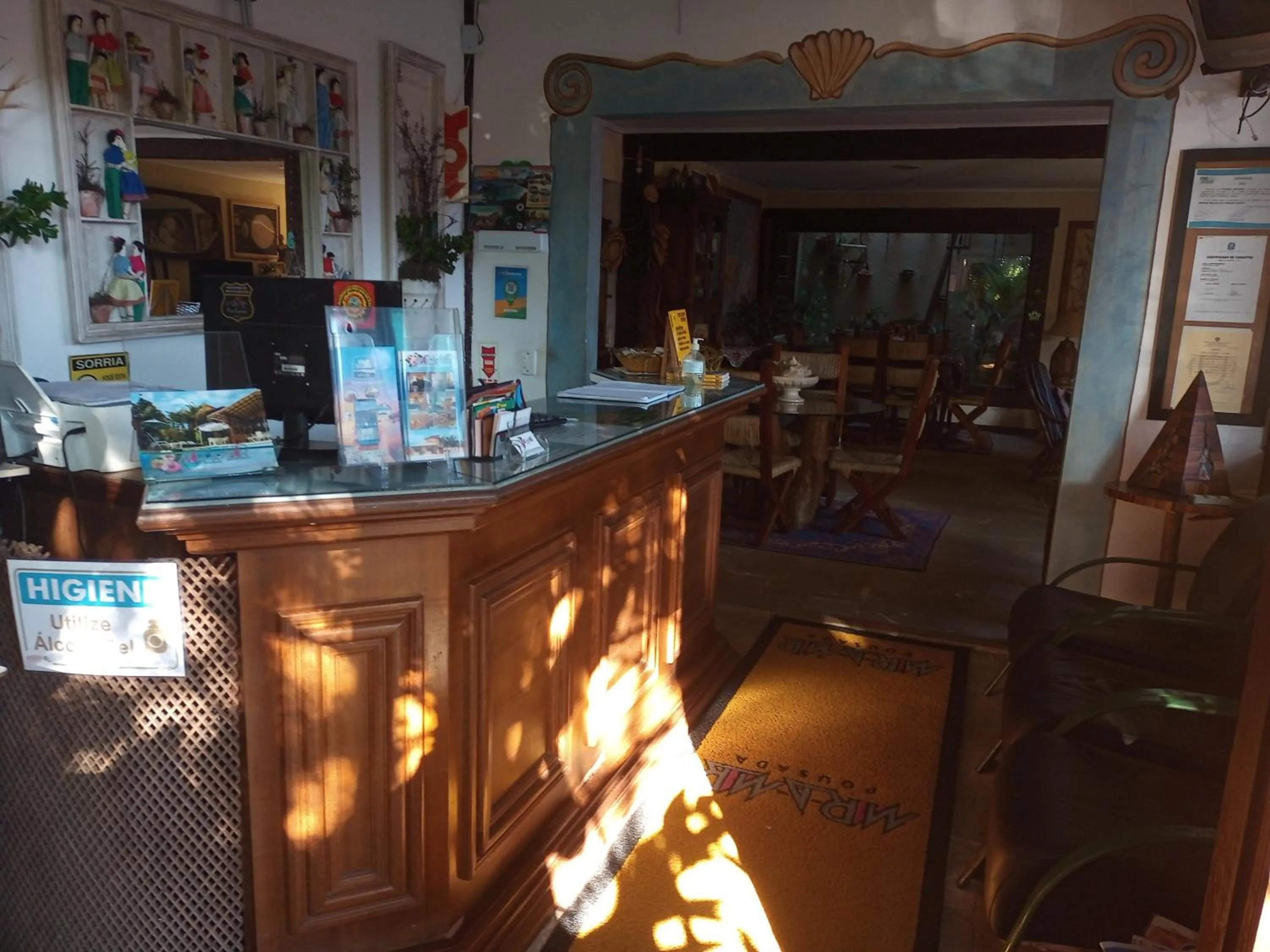 Lobby or reception in Pousada Mar a Mar