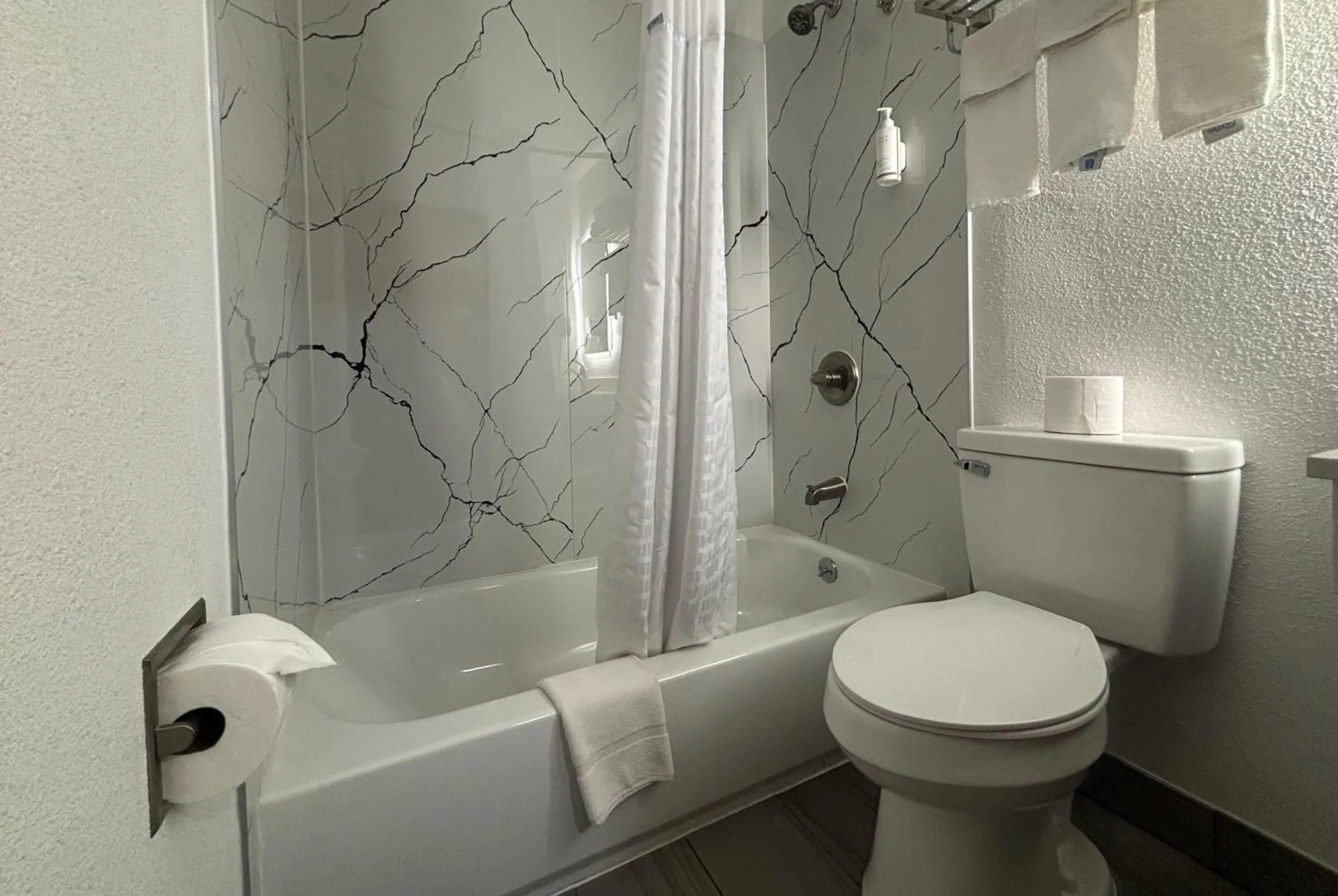 Bathroom in Super 8 by Wyndham Peoria