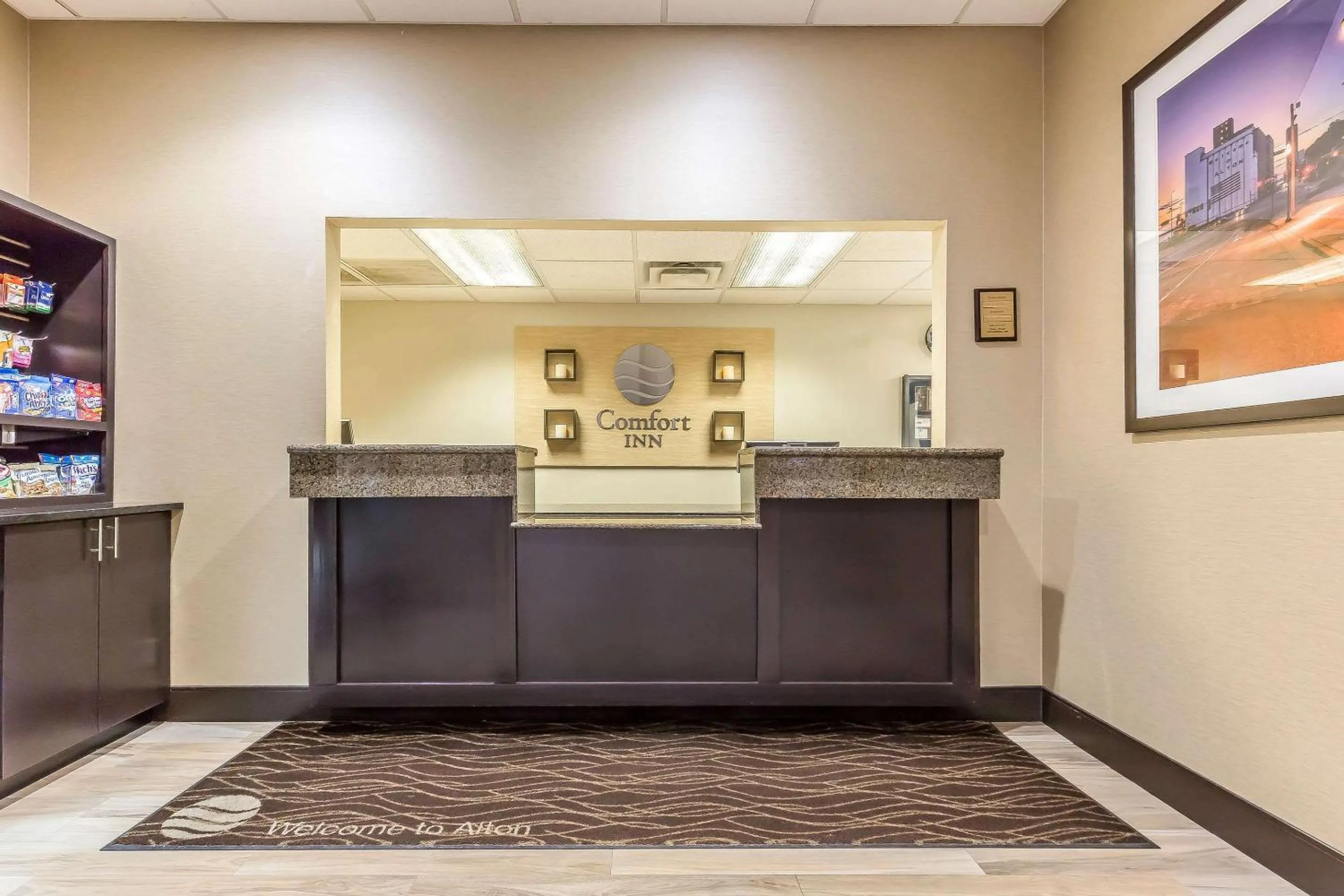Lobby or reception in Comfort Inn Alton near I-255