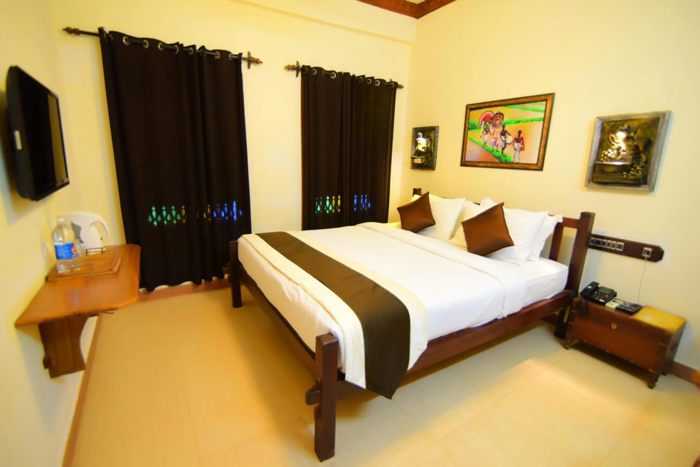 Photo of the whole room, Bed in Kovalam Beach Hotel