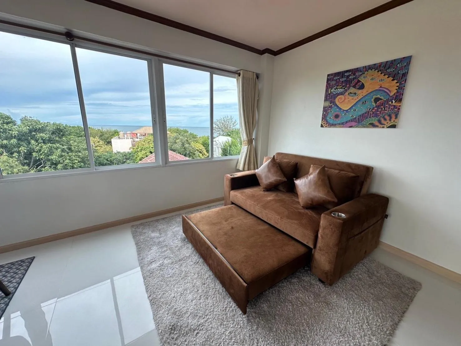 Living room in Thipurai Beach Hotel