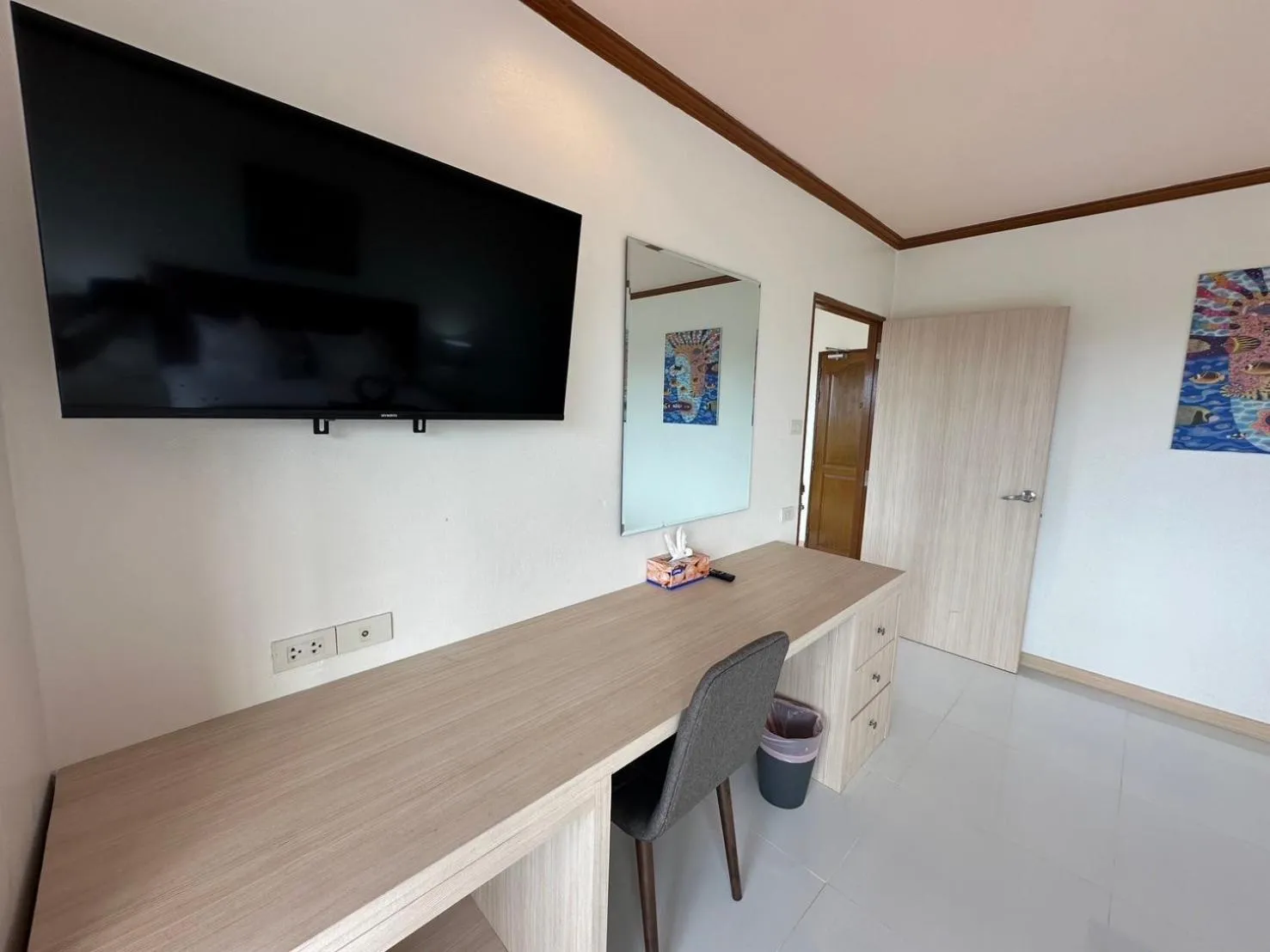 Bedroom in Thipurai Beach Hotel