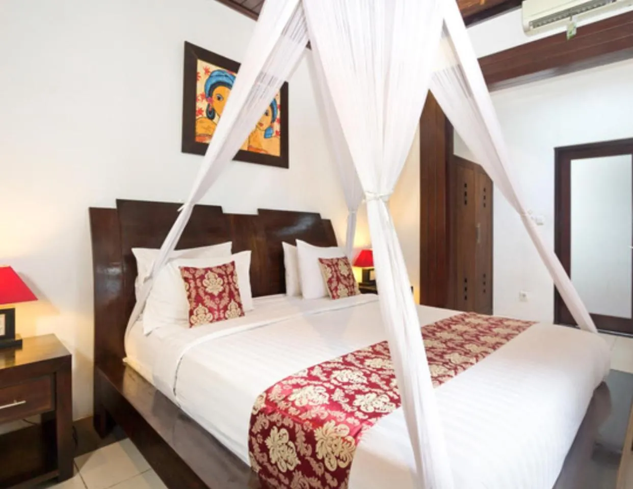 Bedroom, Bed in Villa Cantik Tresna