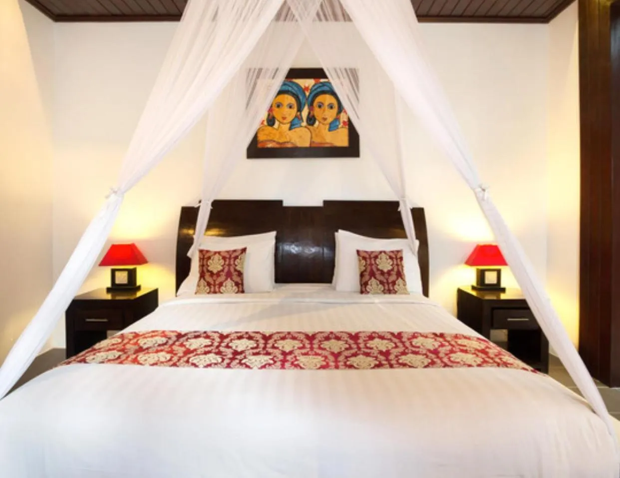 Bed in Villa Cantik Tresna