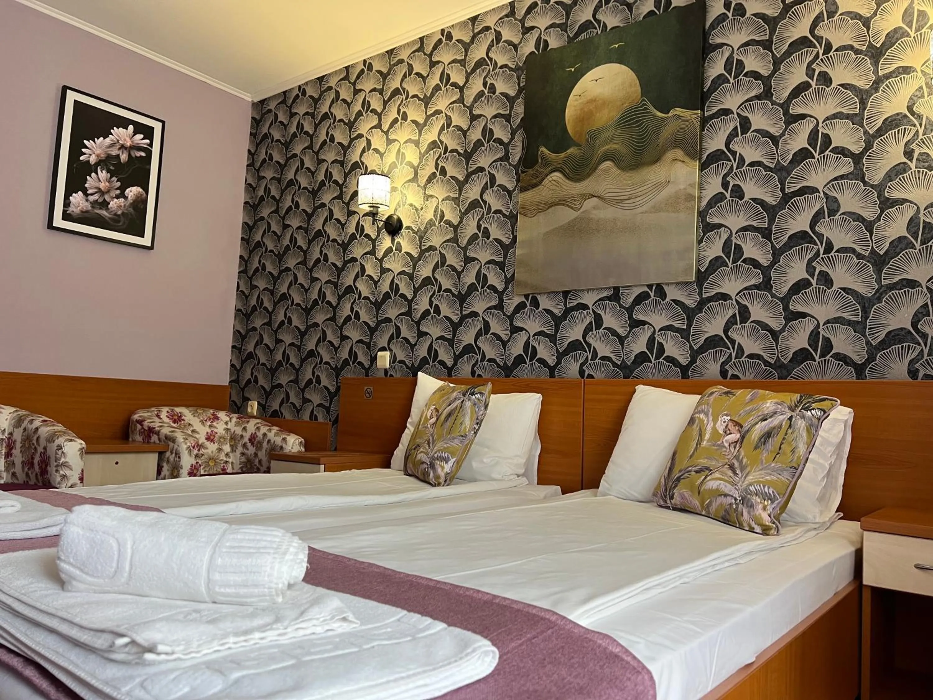 Bed in Hotel Violeta