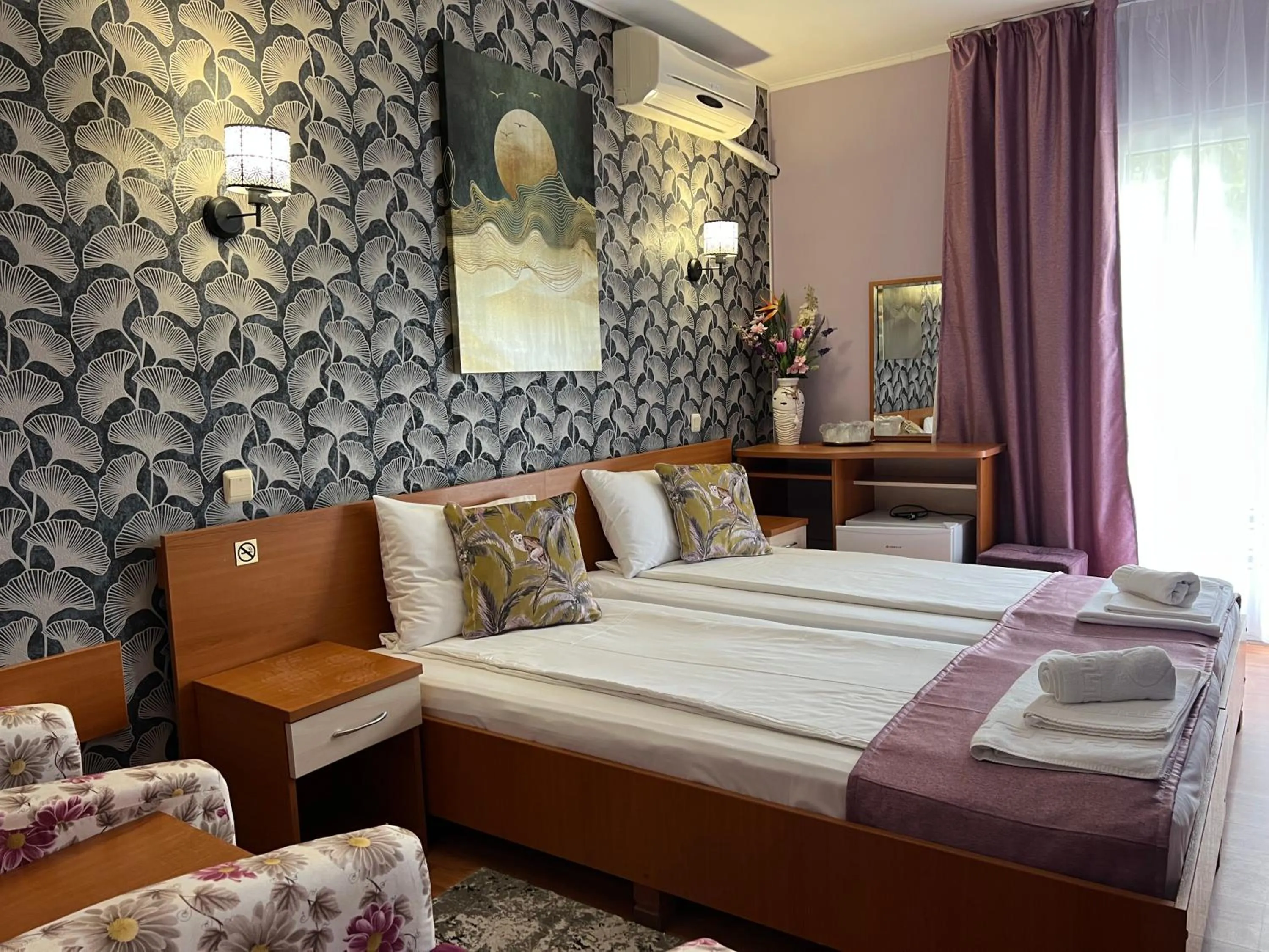 Bed in Hotel Violeta