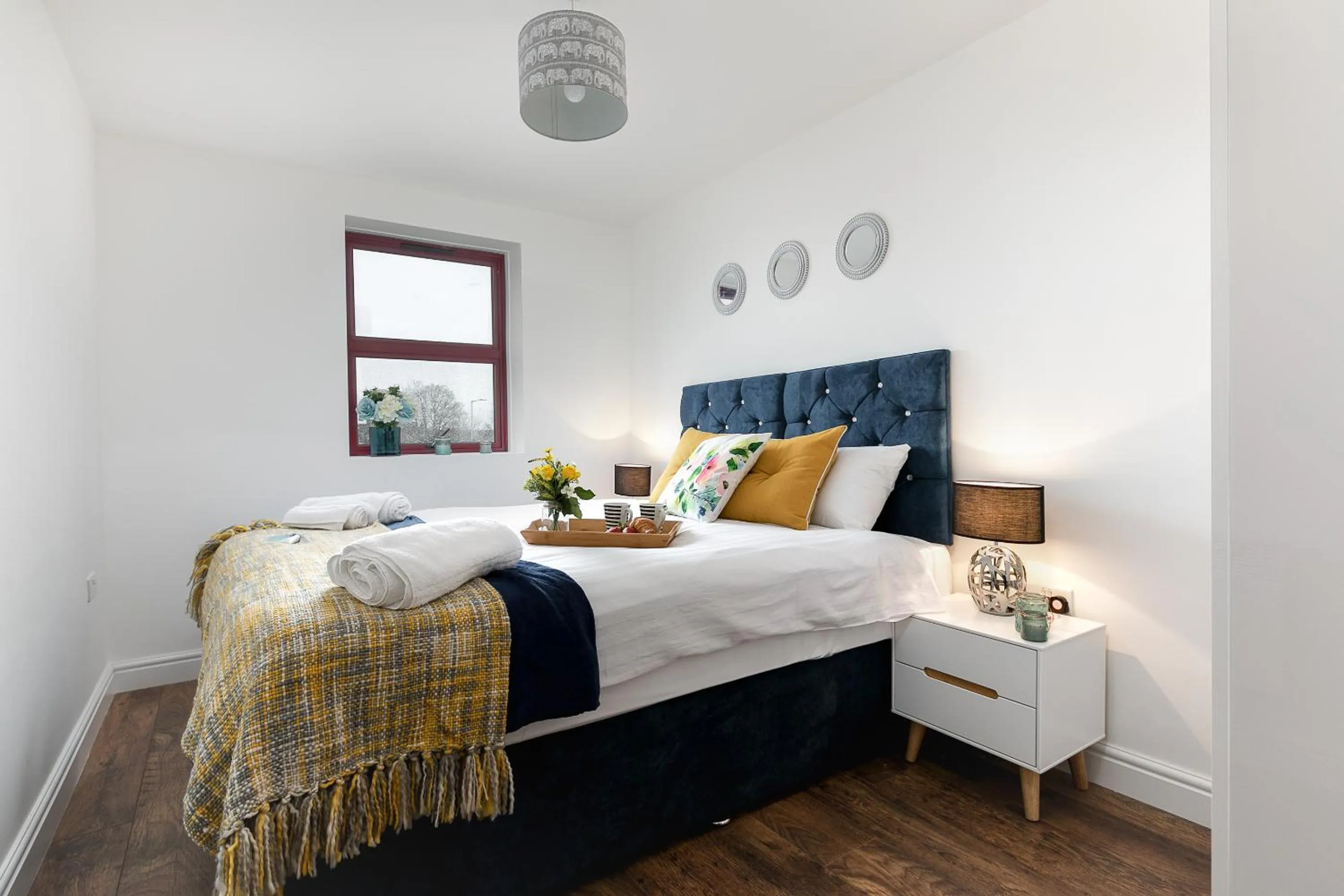 Bedroom in KVM - City Apartments - Contractors - Town Centre by KVM Stays