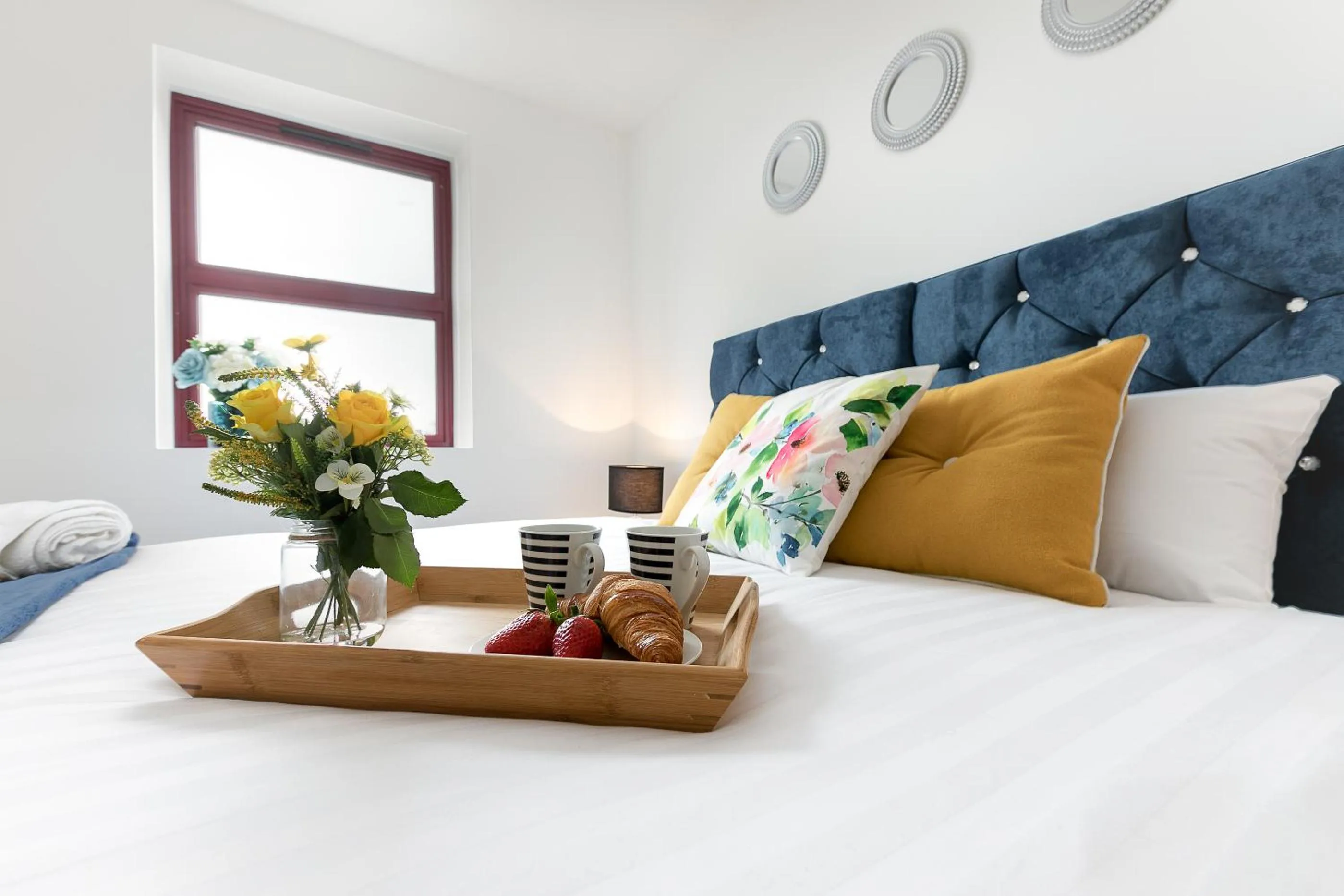 Bedroom in KVM - City Apartments - Contractors - Town Centre by KVM Stays