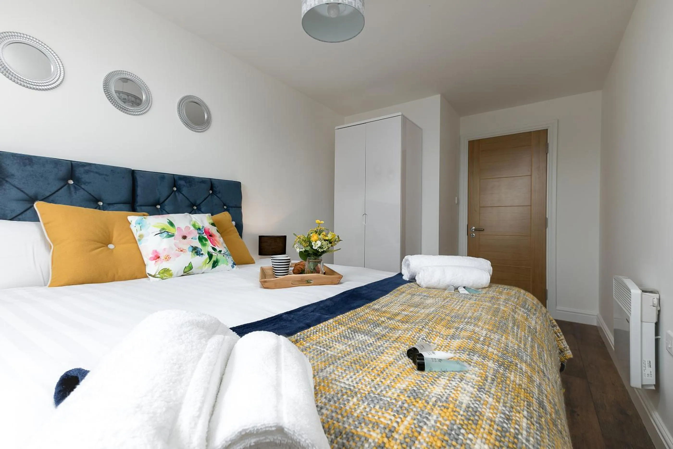 Bedroom in KVM - City Apartments - Contractors - Town Centre by KVM Stays