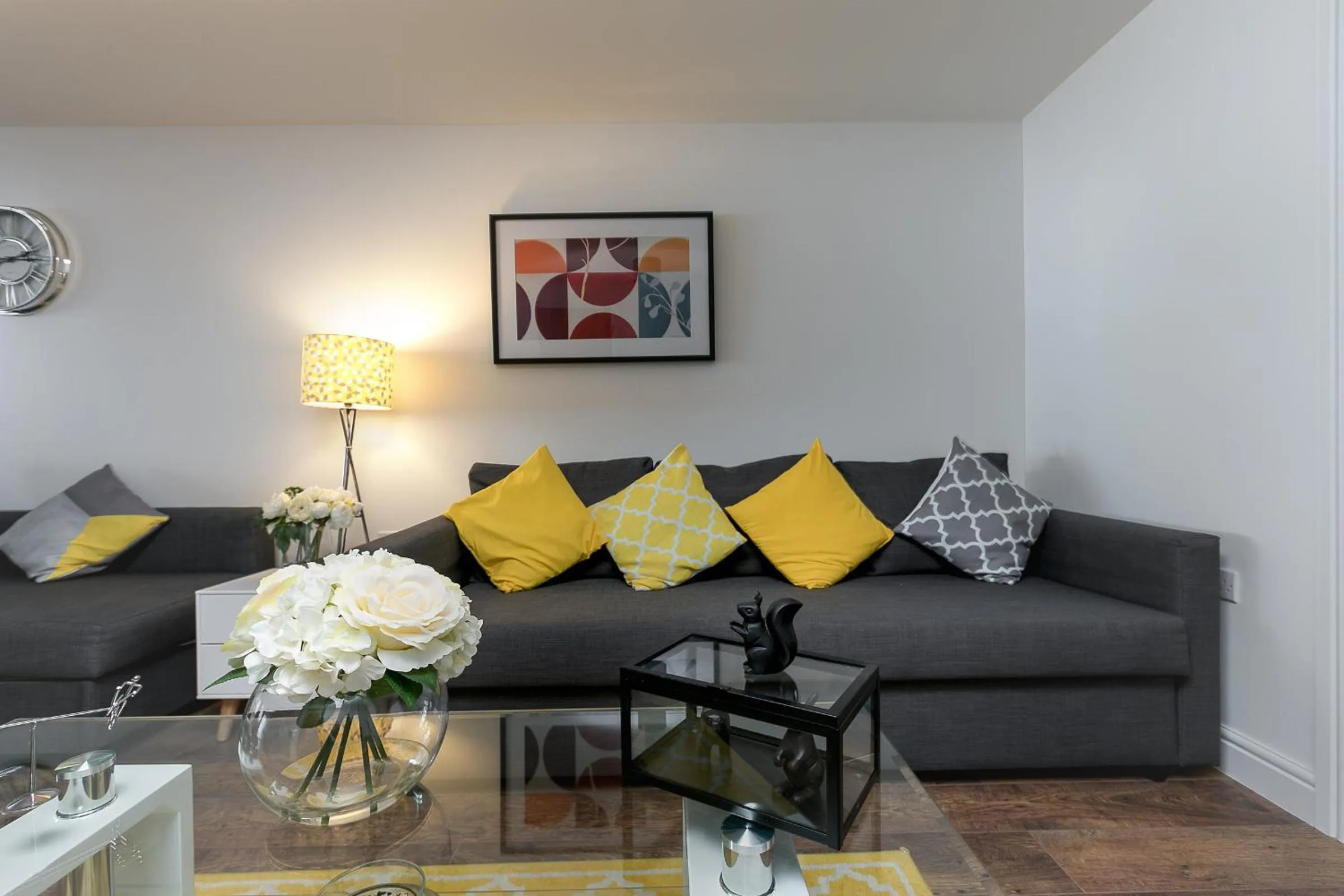 Living room in KVM - City Apartments - Contractors - Town Centre by KVM Stays