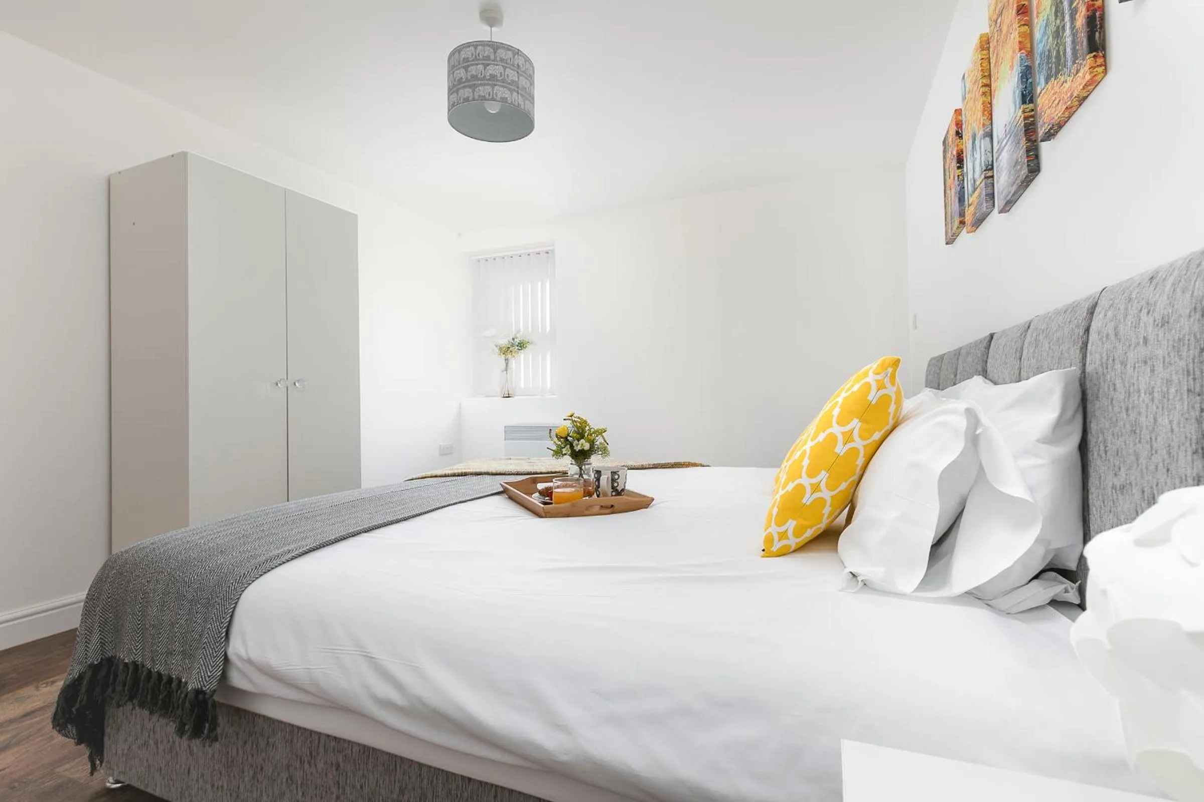 Bedroom in KVM - City Apartments - Contractors - Town Centre by KVM Stays