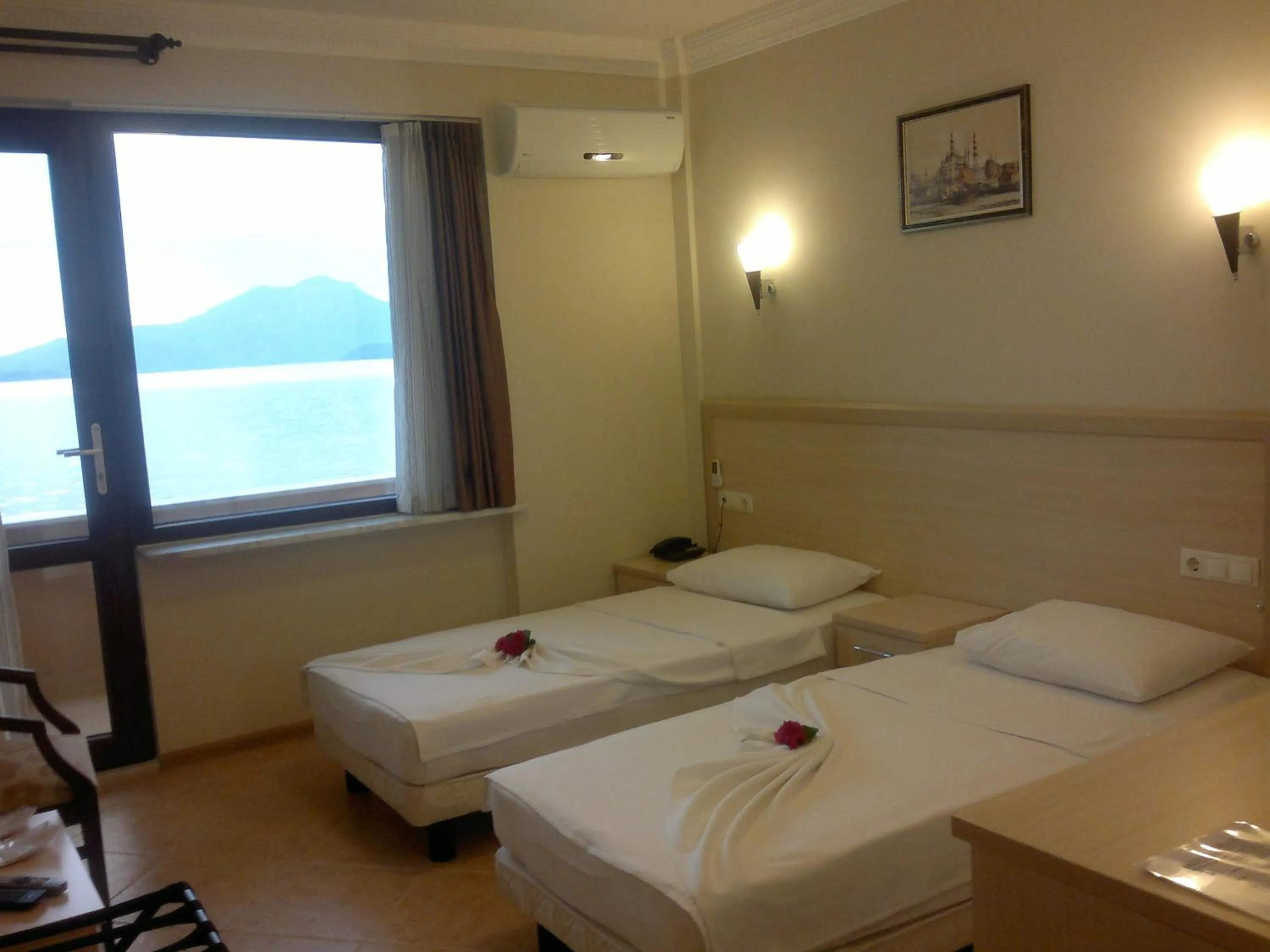 Photo of the whole room, Bed in Kaunos Hotel