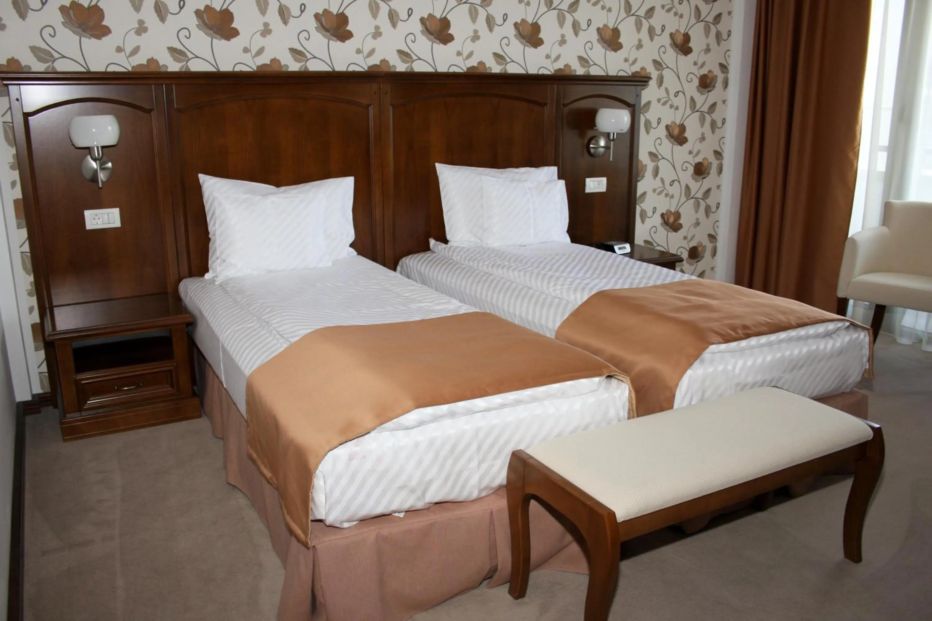 Bed in Hotel President