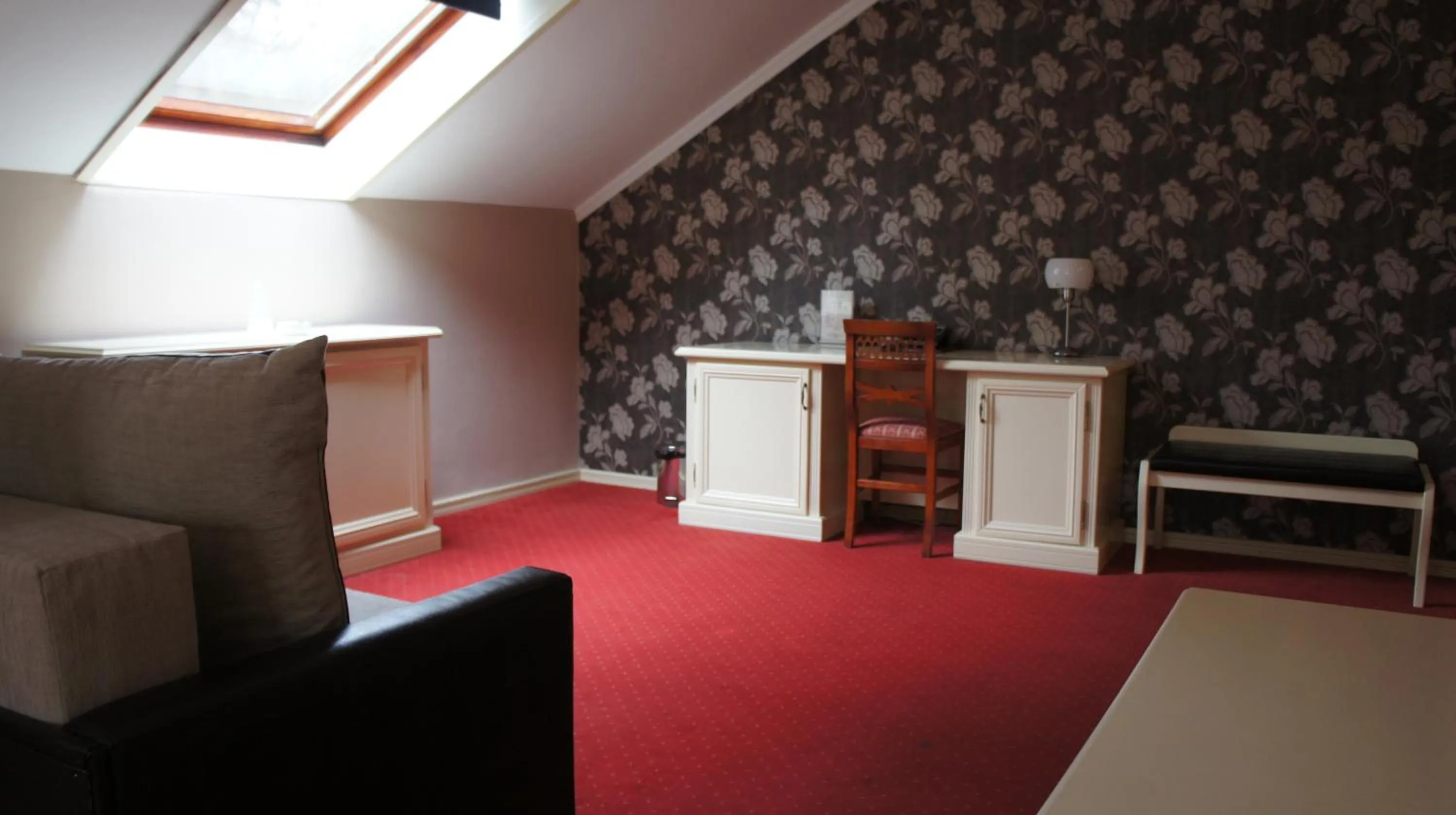 Seating area in Hotel President