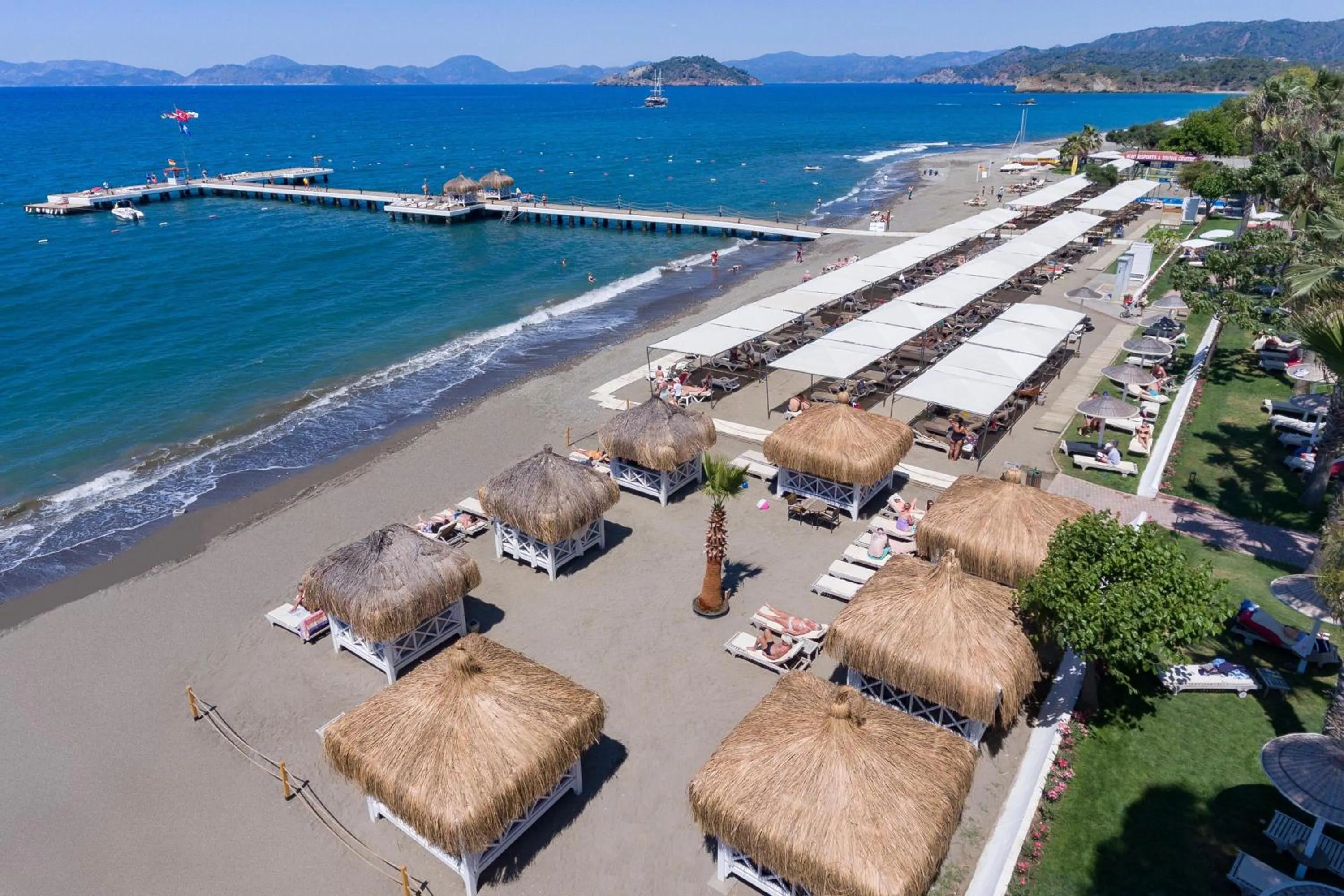 Beach in Club Tuana Fethiye - All Inclusive