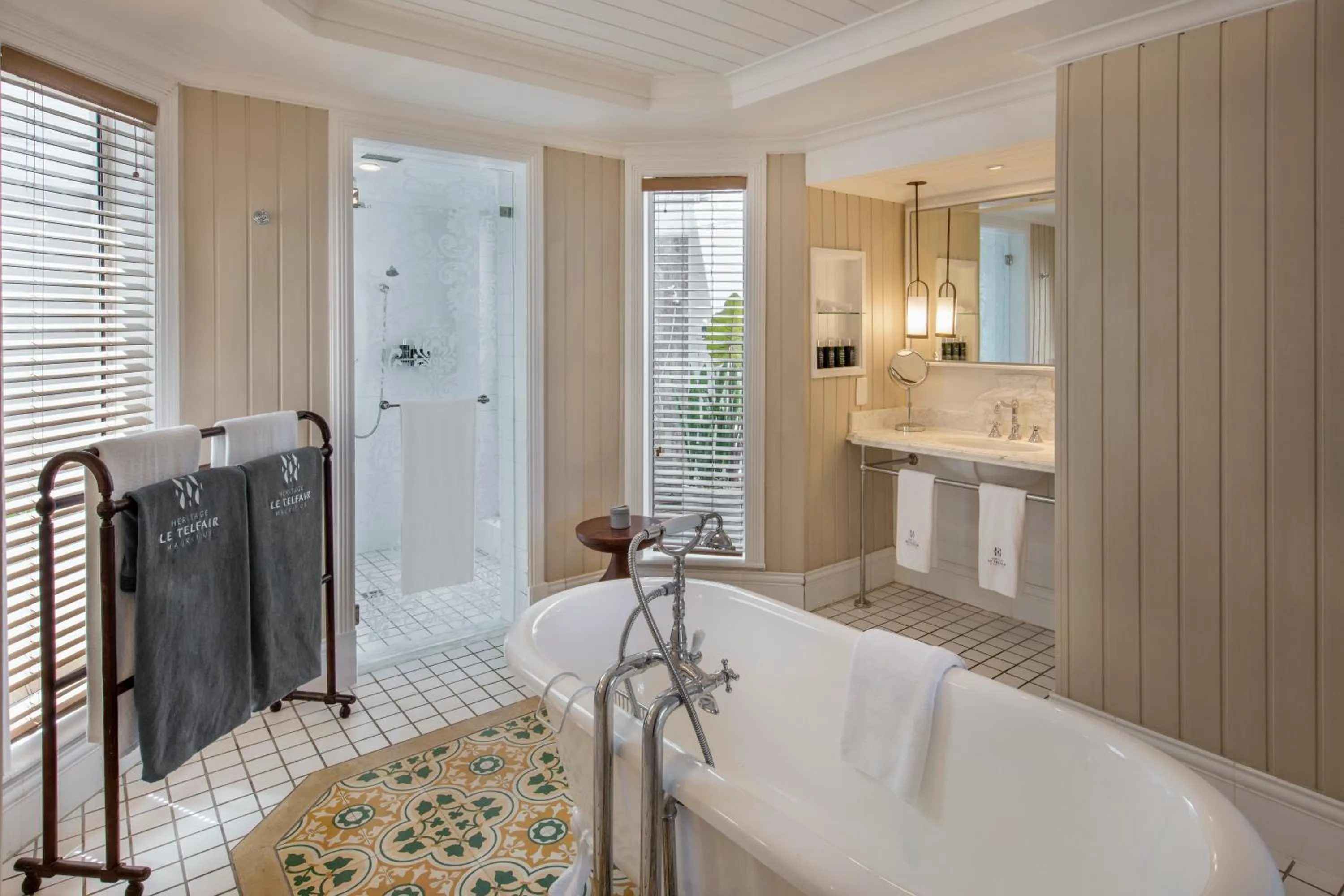 Shower in Heritage Le Telfair Golf & Wellness Resort