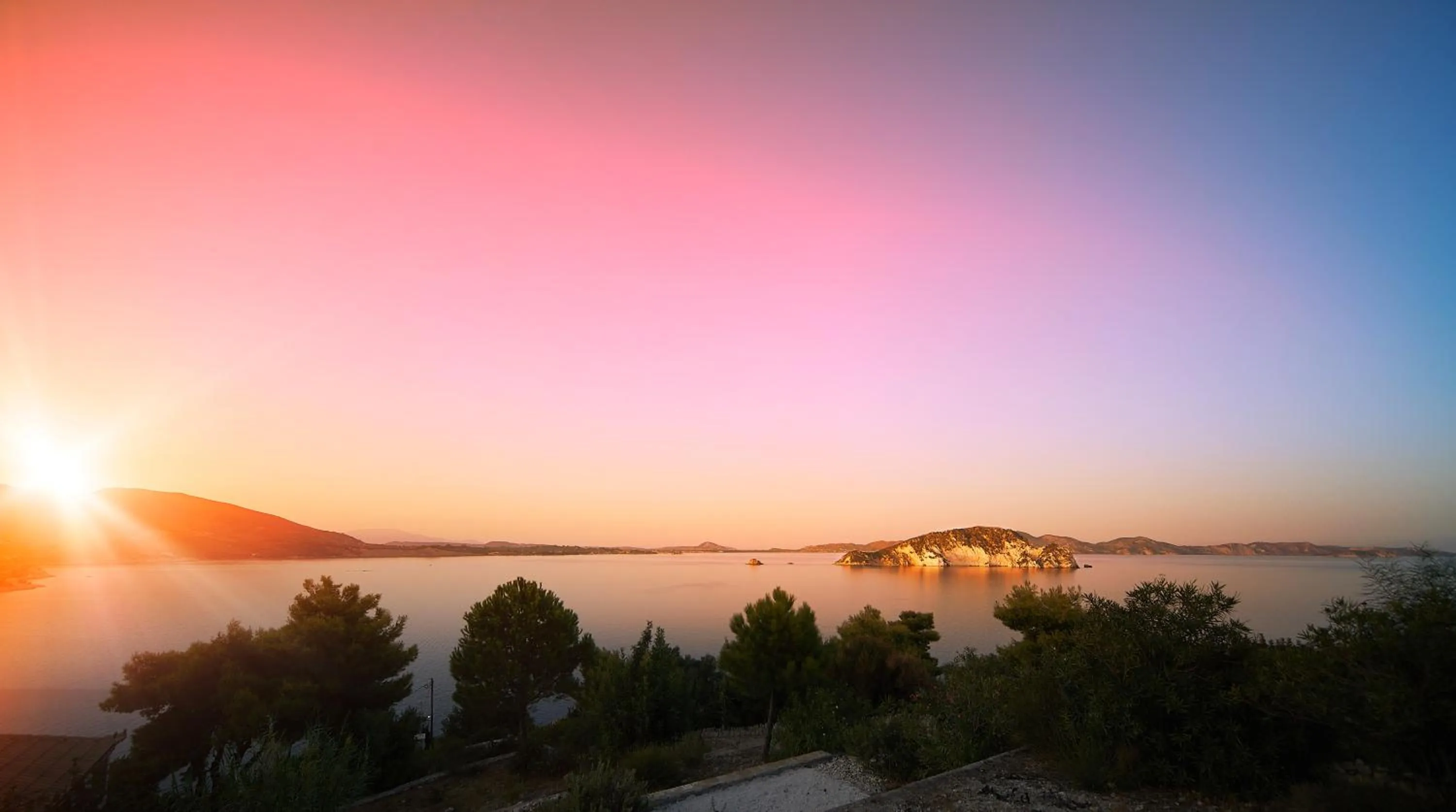 Natural landscape in Villas Cavo Marathia