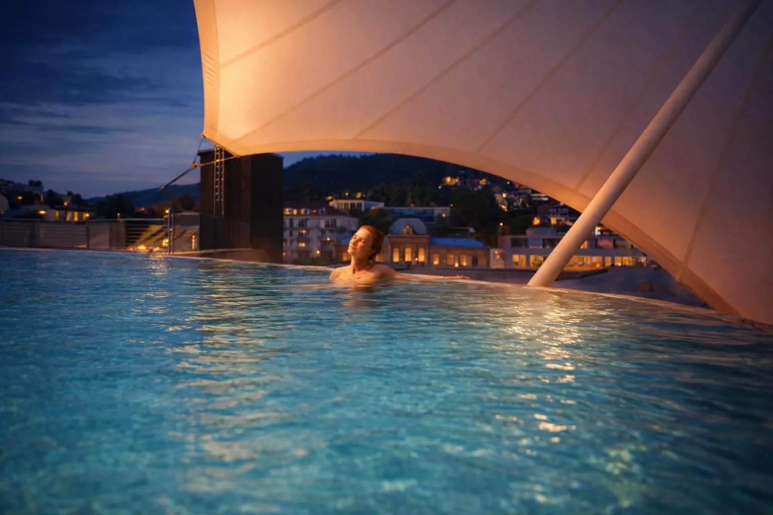 Swimming pool in Mokni's Palais Hotel & SPA