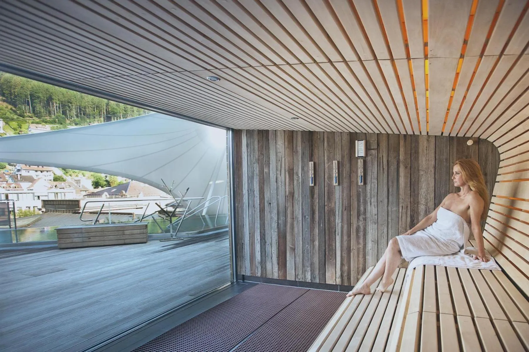 Sauna in Mokni's Palais Hotel & SPA