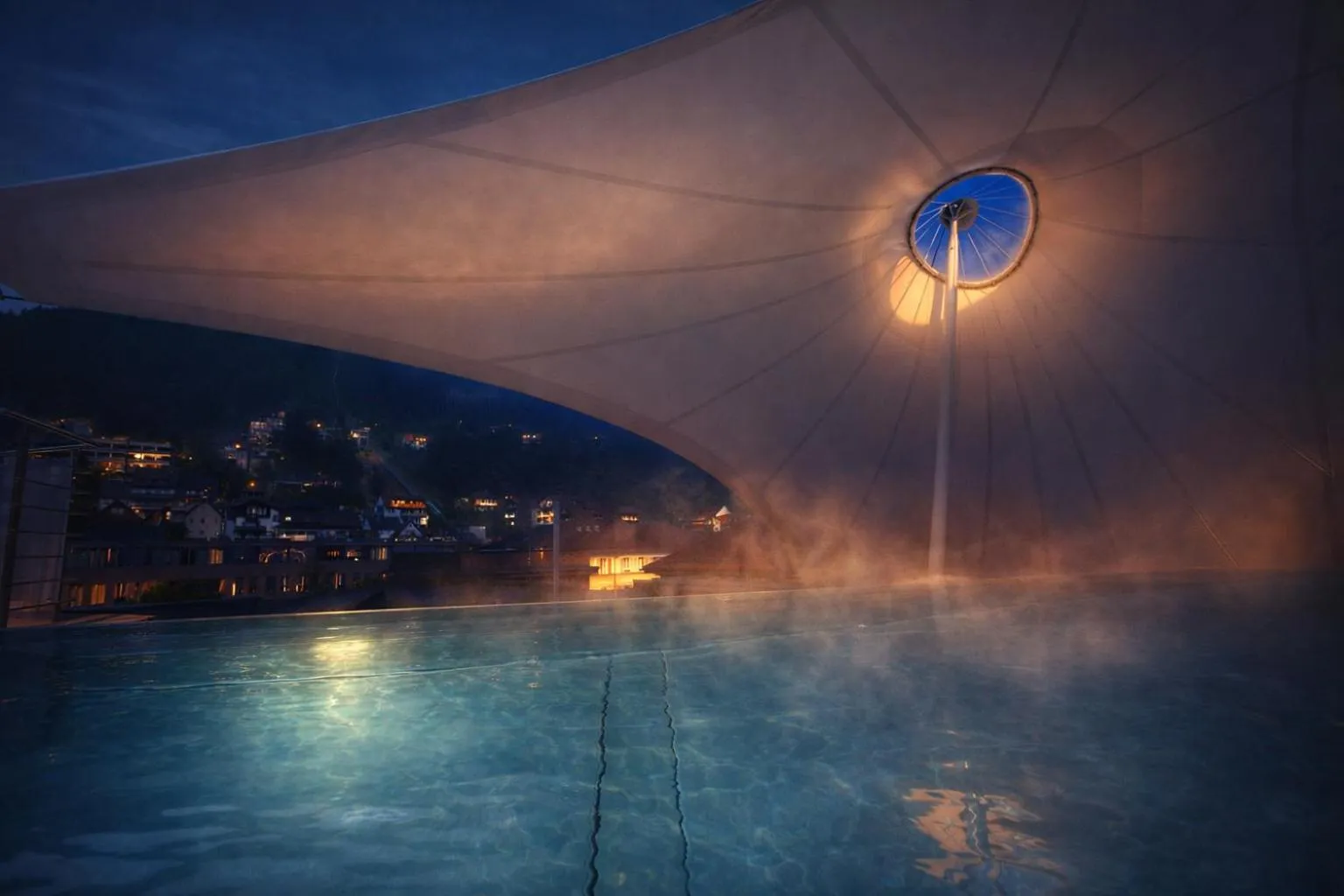 Swimming pool in Mokni's Palais Hotel & SPA