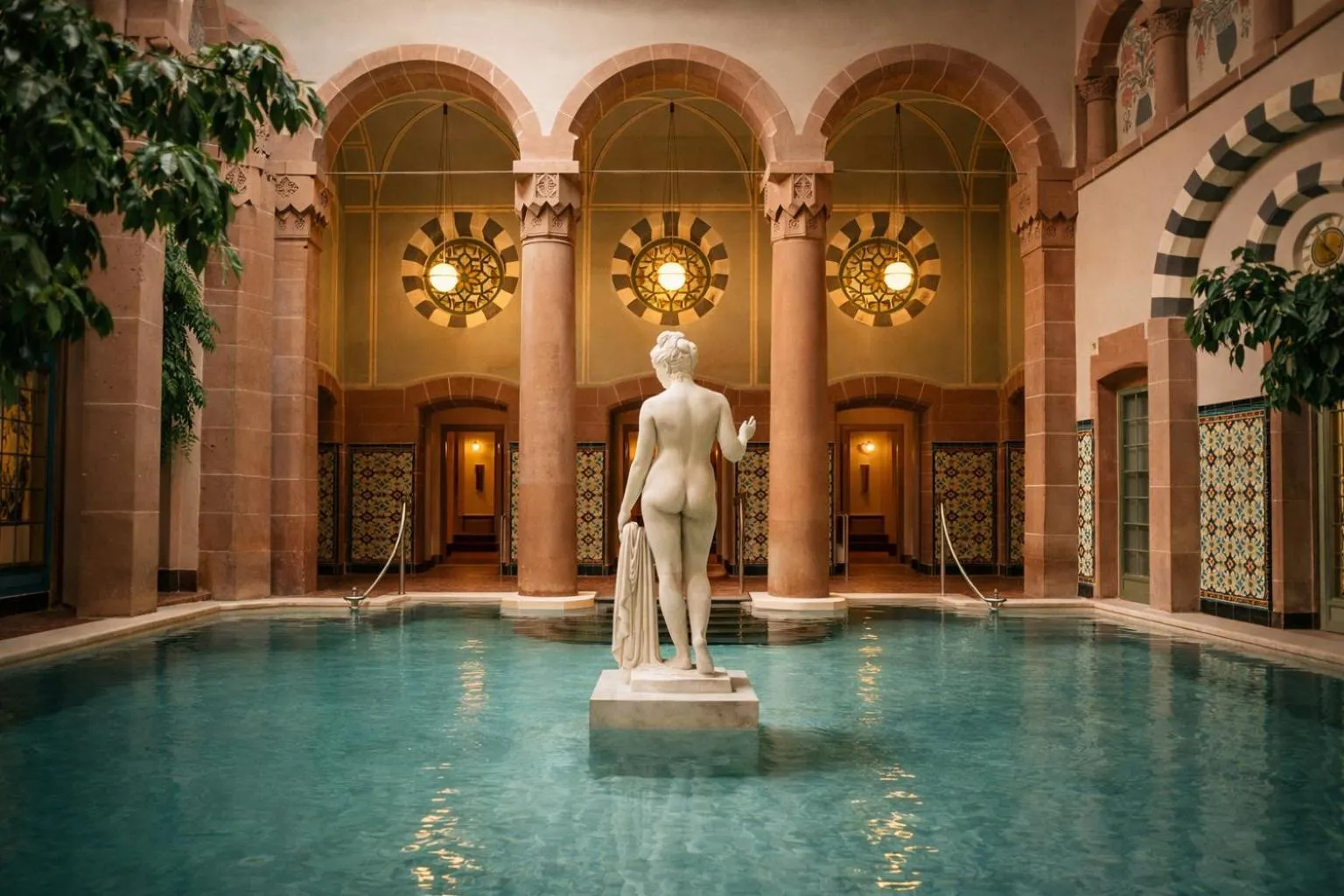 Swimming pool in Mokni's Palais Hotel & SPA