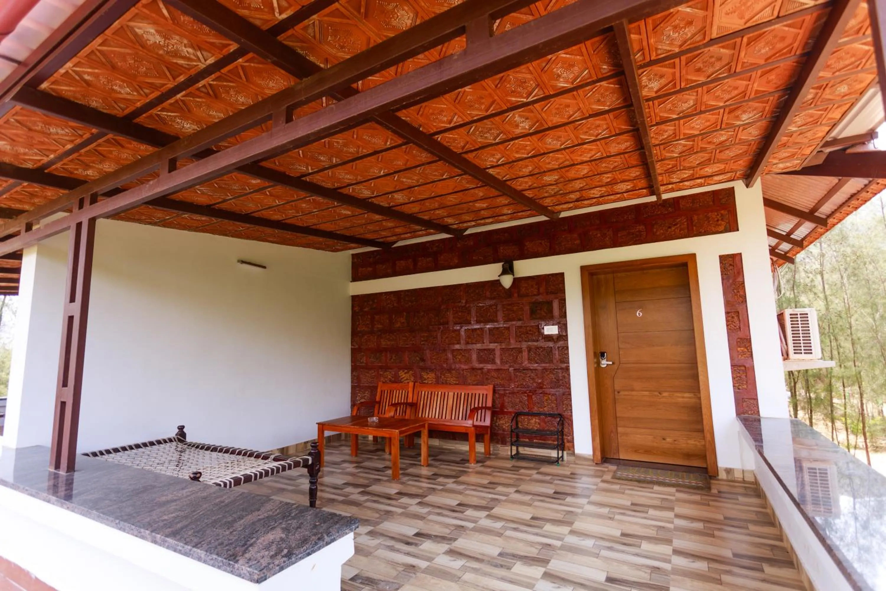 Seating area in SR Jungle Resort