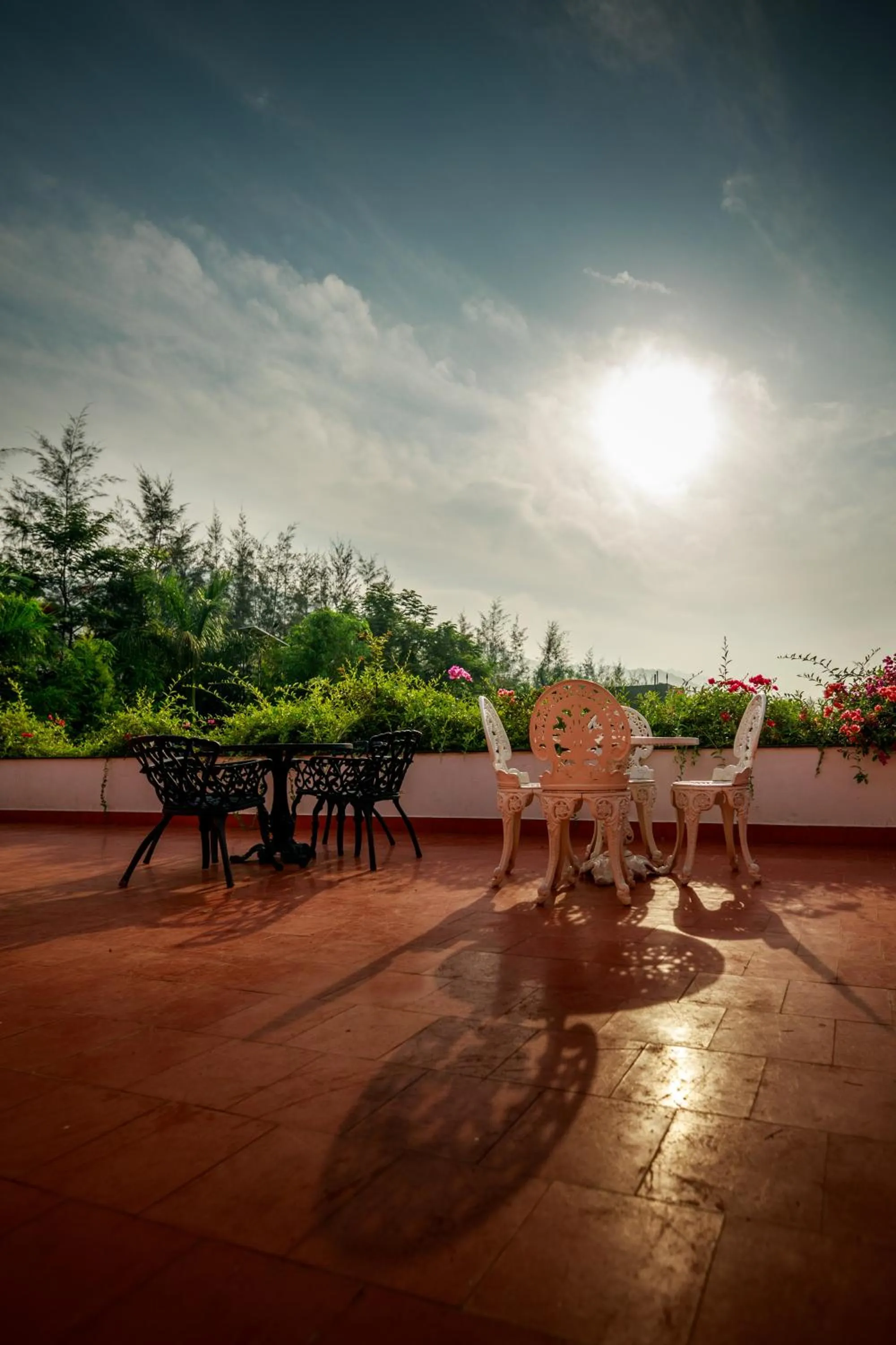 Seating area in SR Jungle Resort