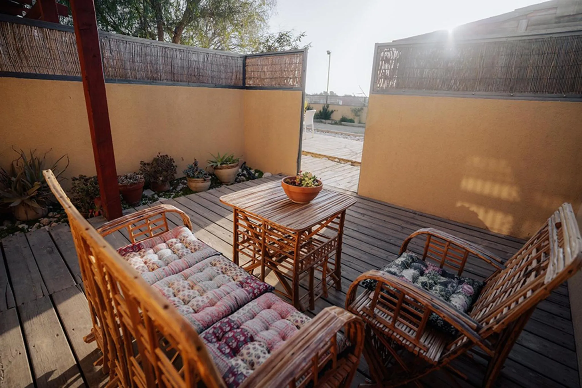 Patio in IBEX unique Desert Inn