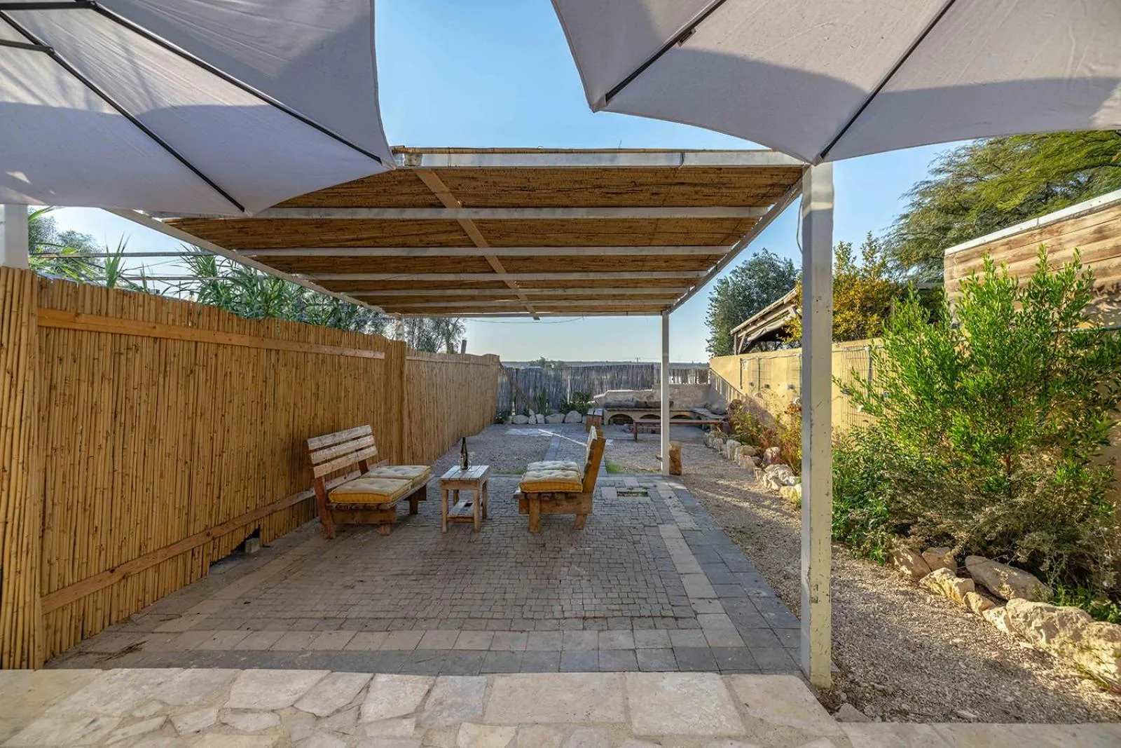 Inner courtyard view in IBEX unique Desert Inn