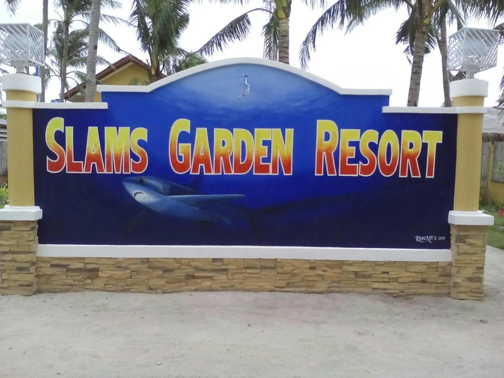 Facade/entrance in SLAM'S Garden Dive Resort