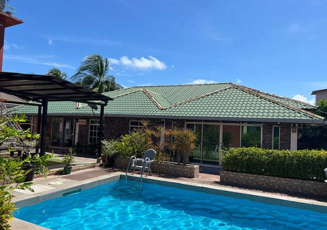 Swimming pool in D'Lima Beach Inn