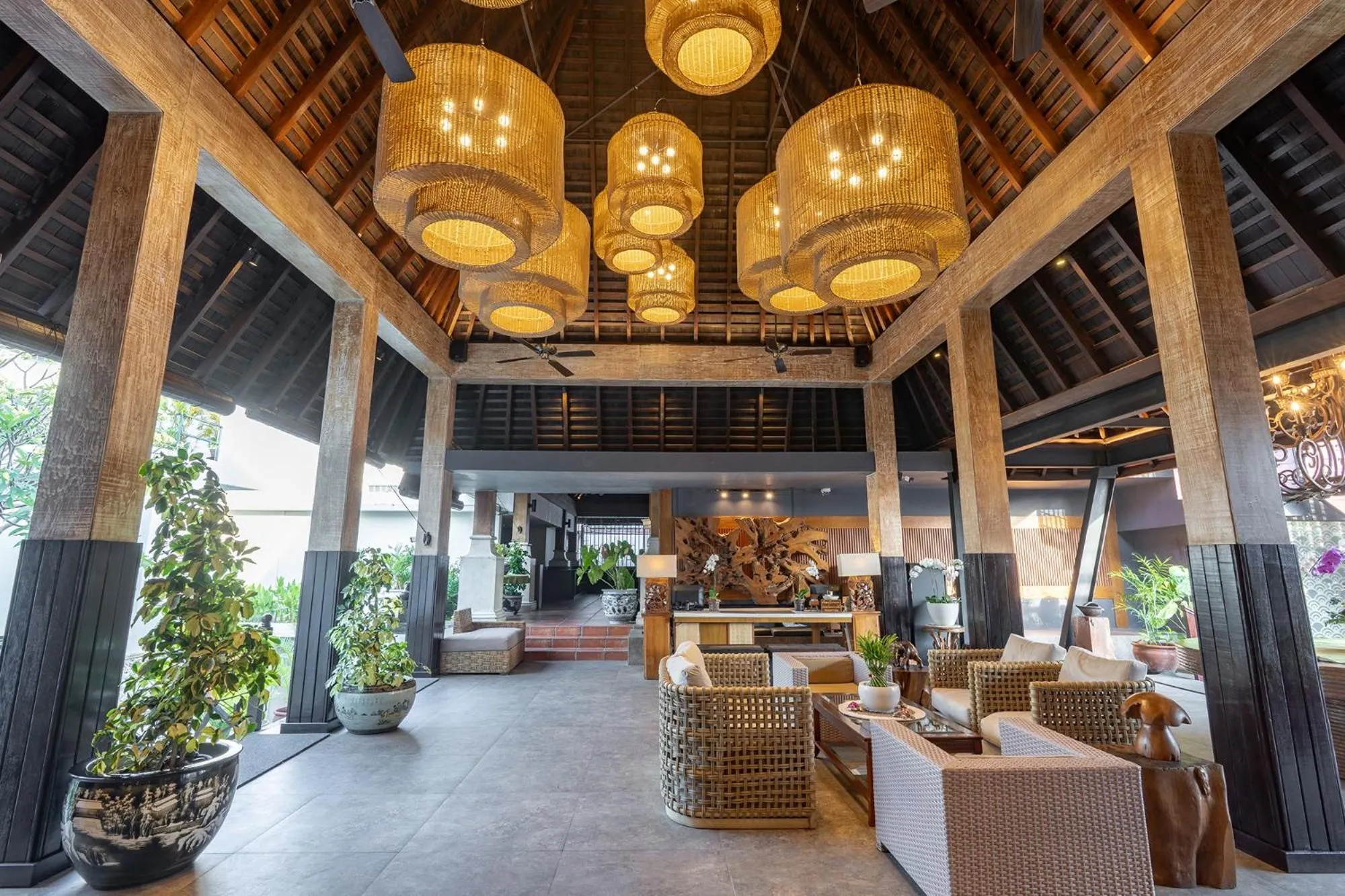 Lobby or reception in Villa Kayu Raja