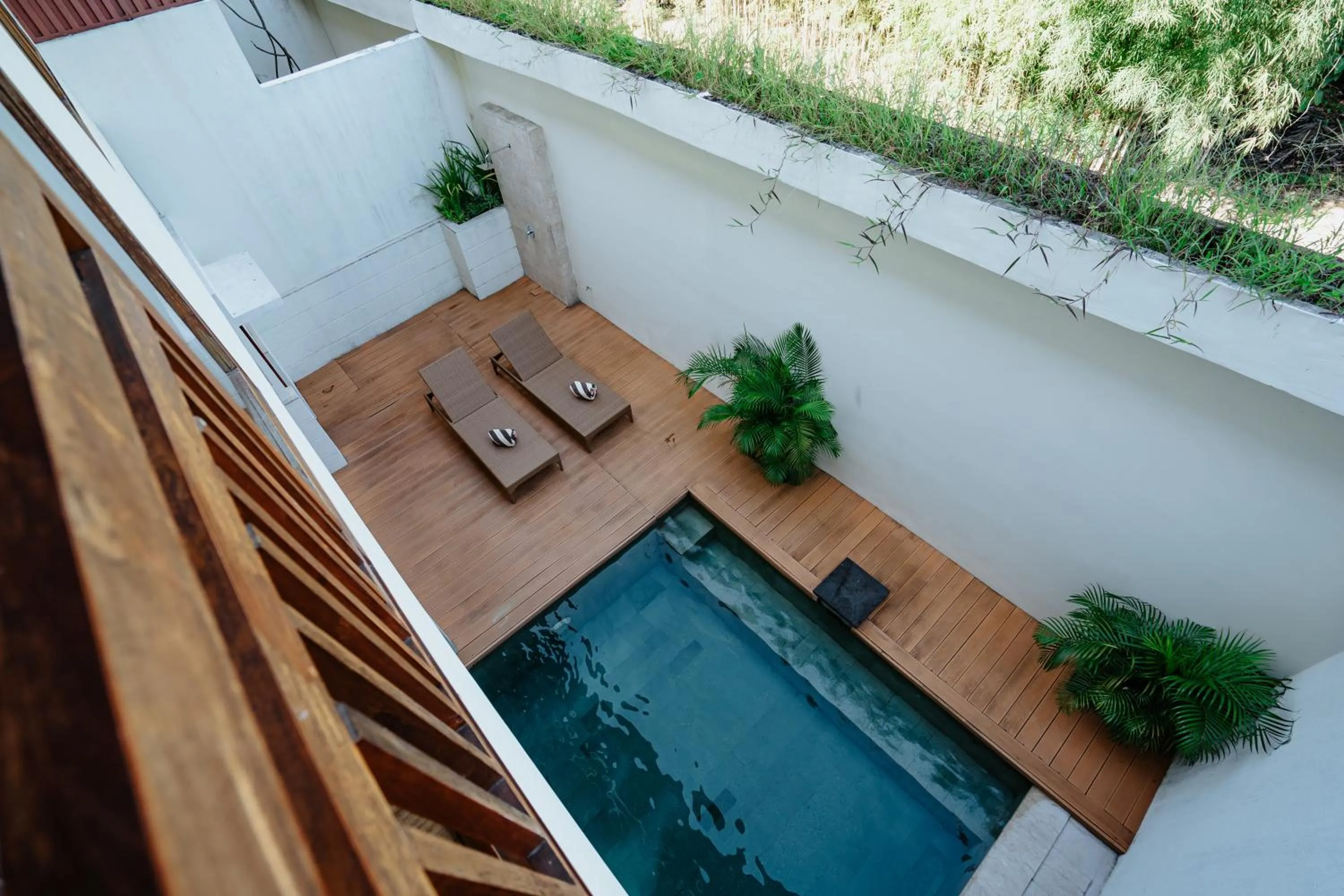 Pool view in Villa Kayu Raja