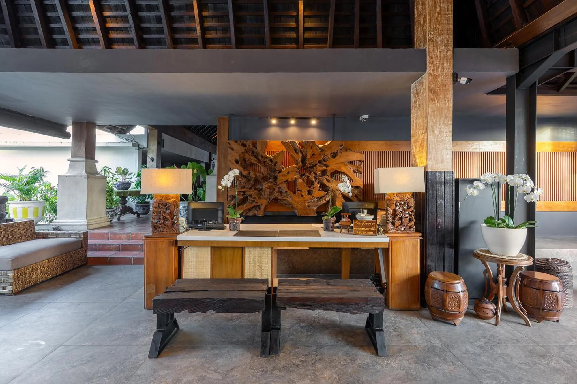 Lobby or reception in Villa Kayu Raja
